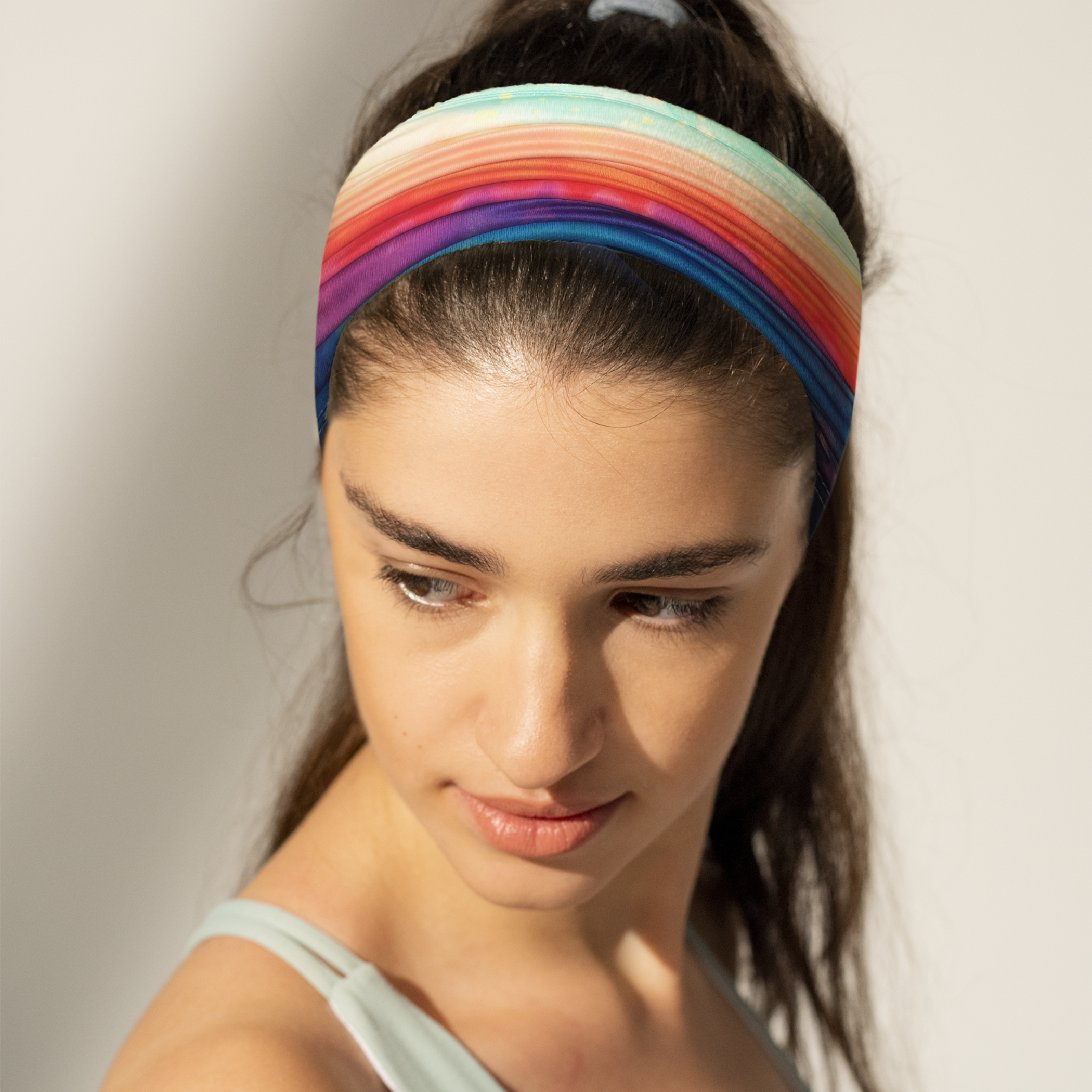 Gaiter Neck Gaiter Sun Protection SPF 50 Tie Dye 86% Polyester 14% Spandex For Men and Women