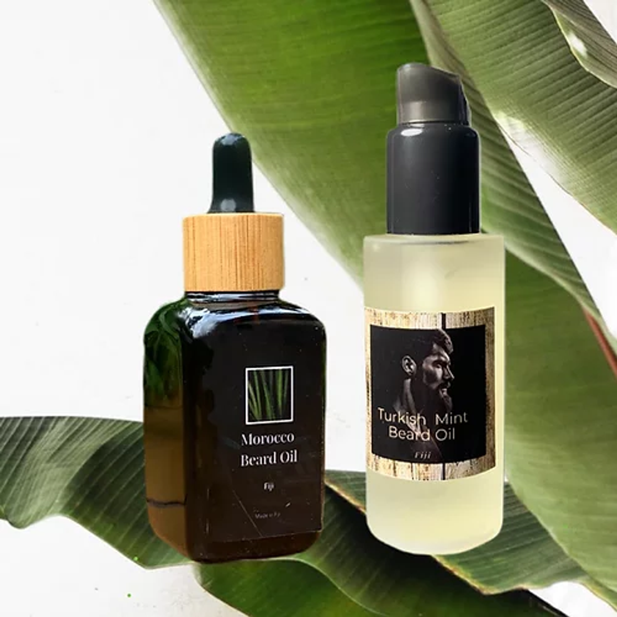 Beard Oil Pack Combo Pack Morocco and Turkish Mint Paraben Free Alcohol Free Environmentally Friendly