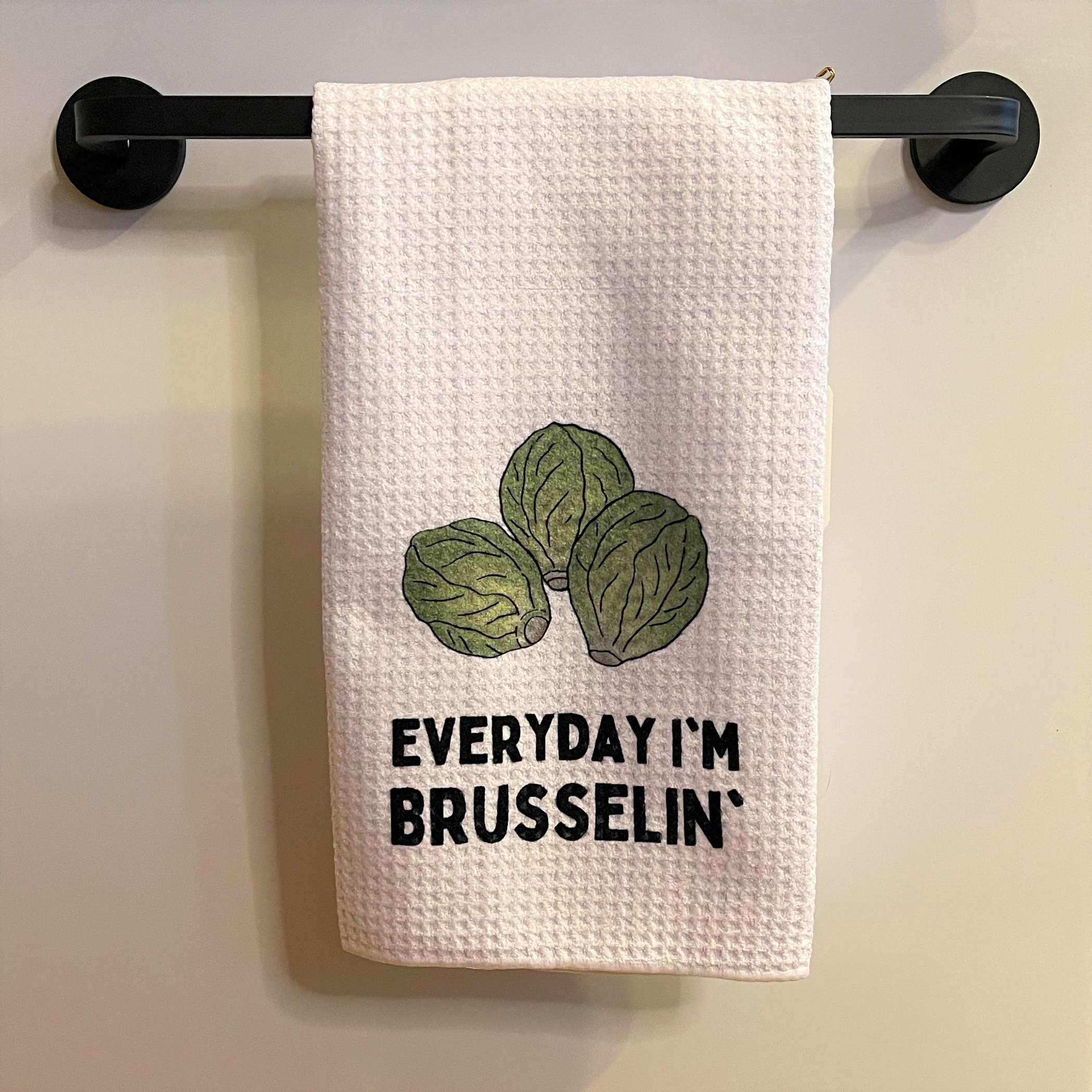 Tea Towel Absorb Water Microfiber Easy Care Waffle Weave Flat Weave