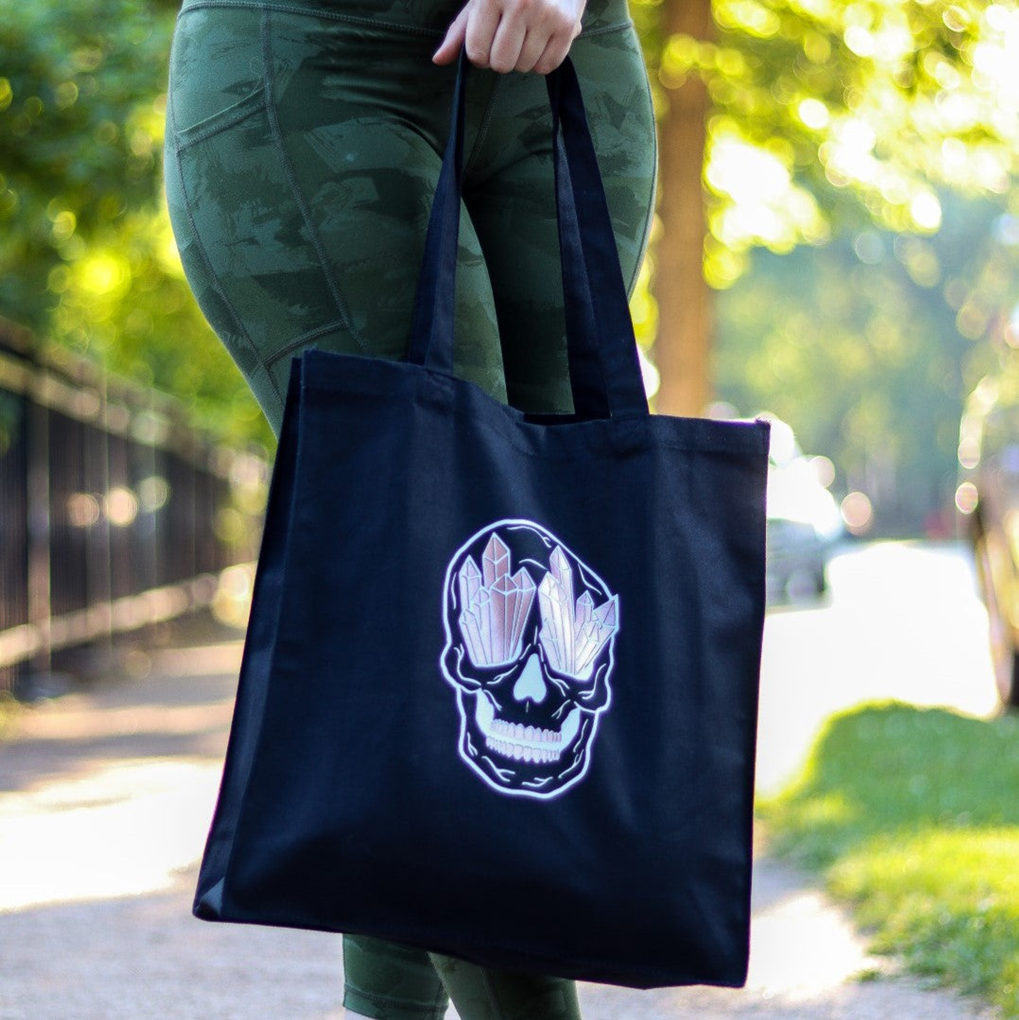 Tote Grocery Tote Bags Full Side Deep Bottom Gusset 14W x 15H x 4D Matching Cotton Handles Reinforced Stitching