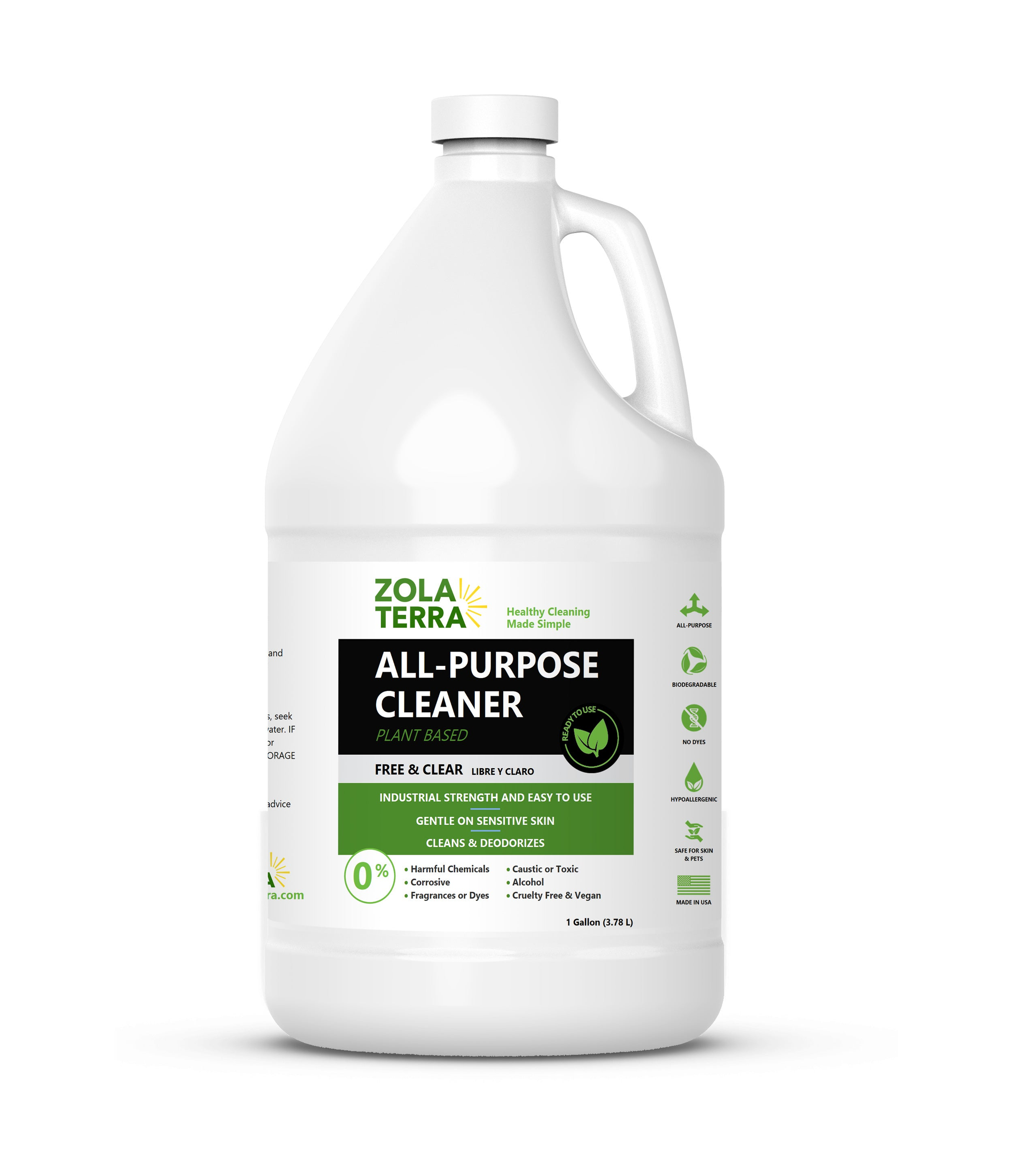 All-Purpose Cleaner Household Surface Cleaning Plant Based Biodegradable Safe for Kids and Pets