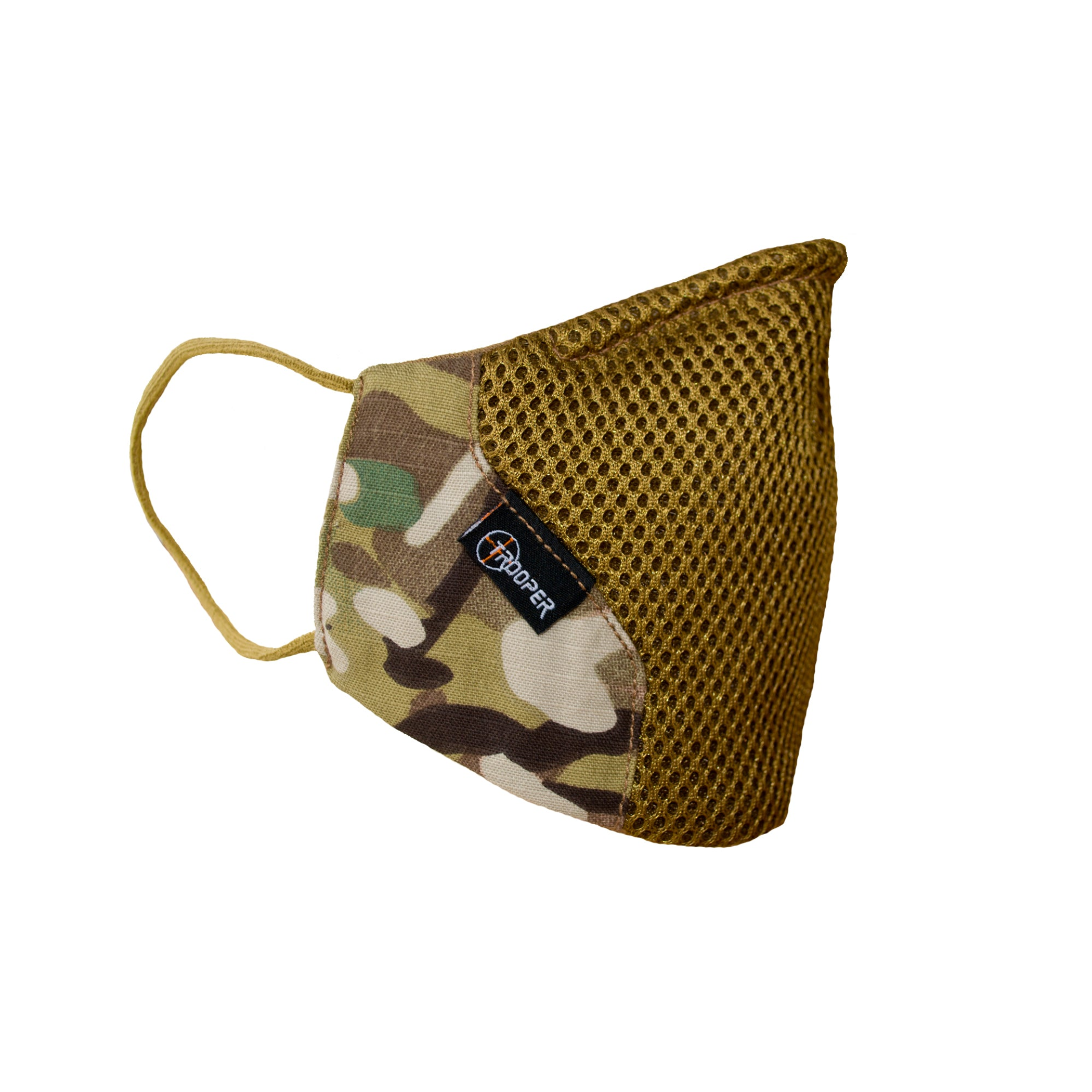 Face Mask Tactical Style Non-Medical Grade Multicam OCP Fabric Mesh Front Panel Easier Breathing Non-Returnable Non-Refundable