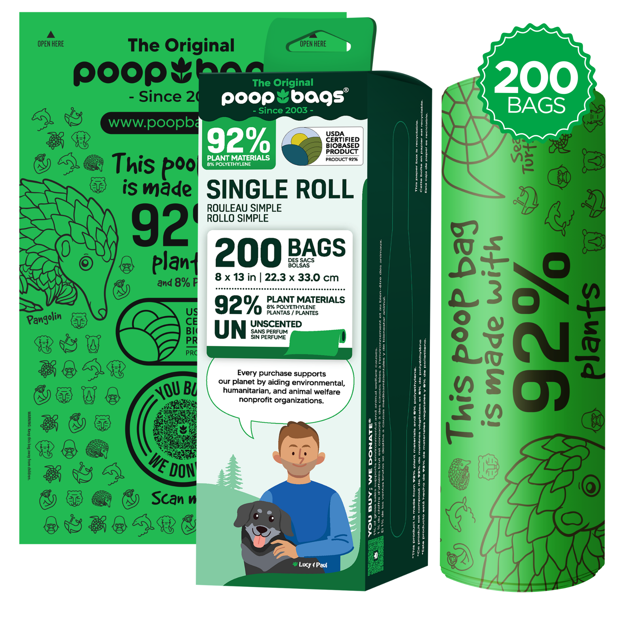 You Buy; We Donate Compostable Single Bulk Roll Image 1