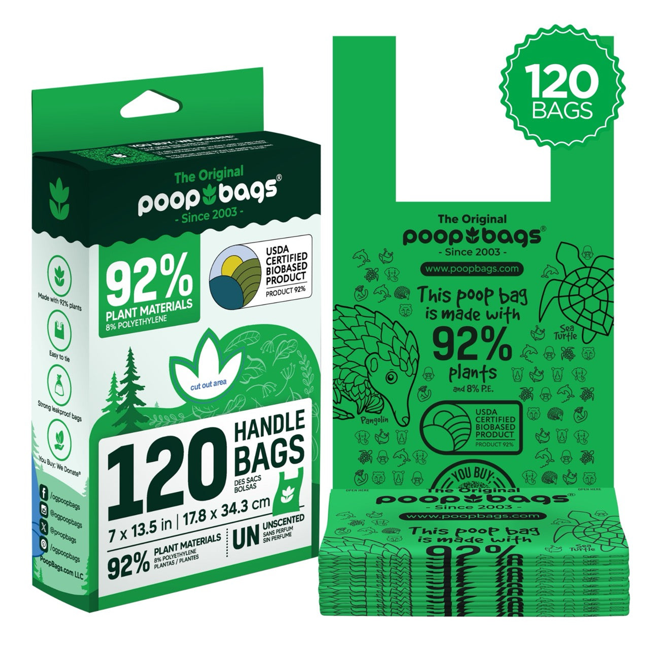 You Buy; We Donate Compostable Handle Tie Image 1