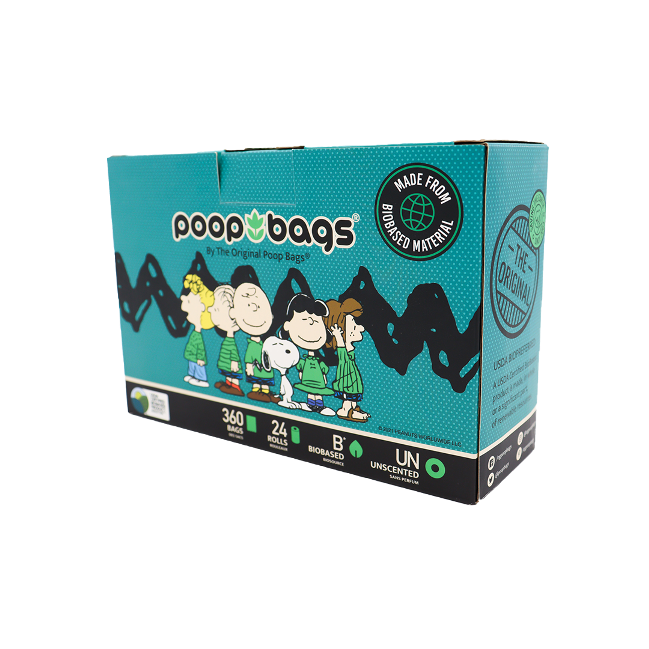 Biobased Peanuts Leash Rolls (360 CT)USDA Image 1