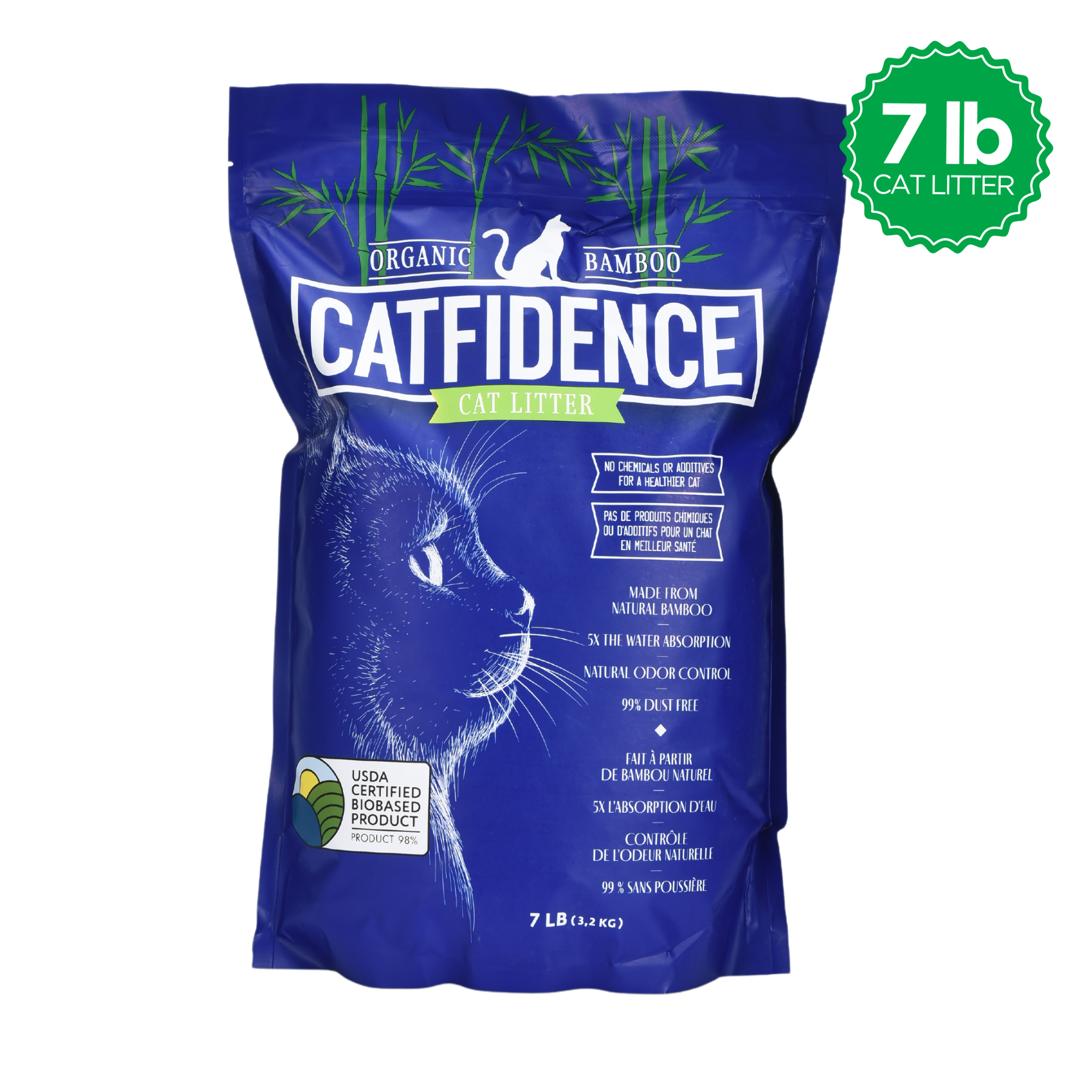 Catfidence Bamboo Cat Litter Image 1