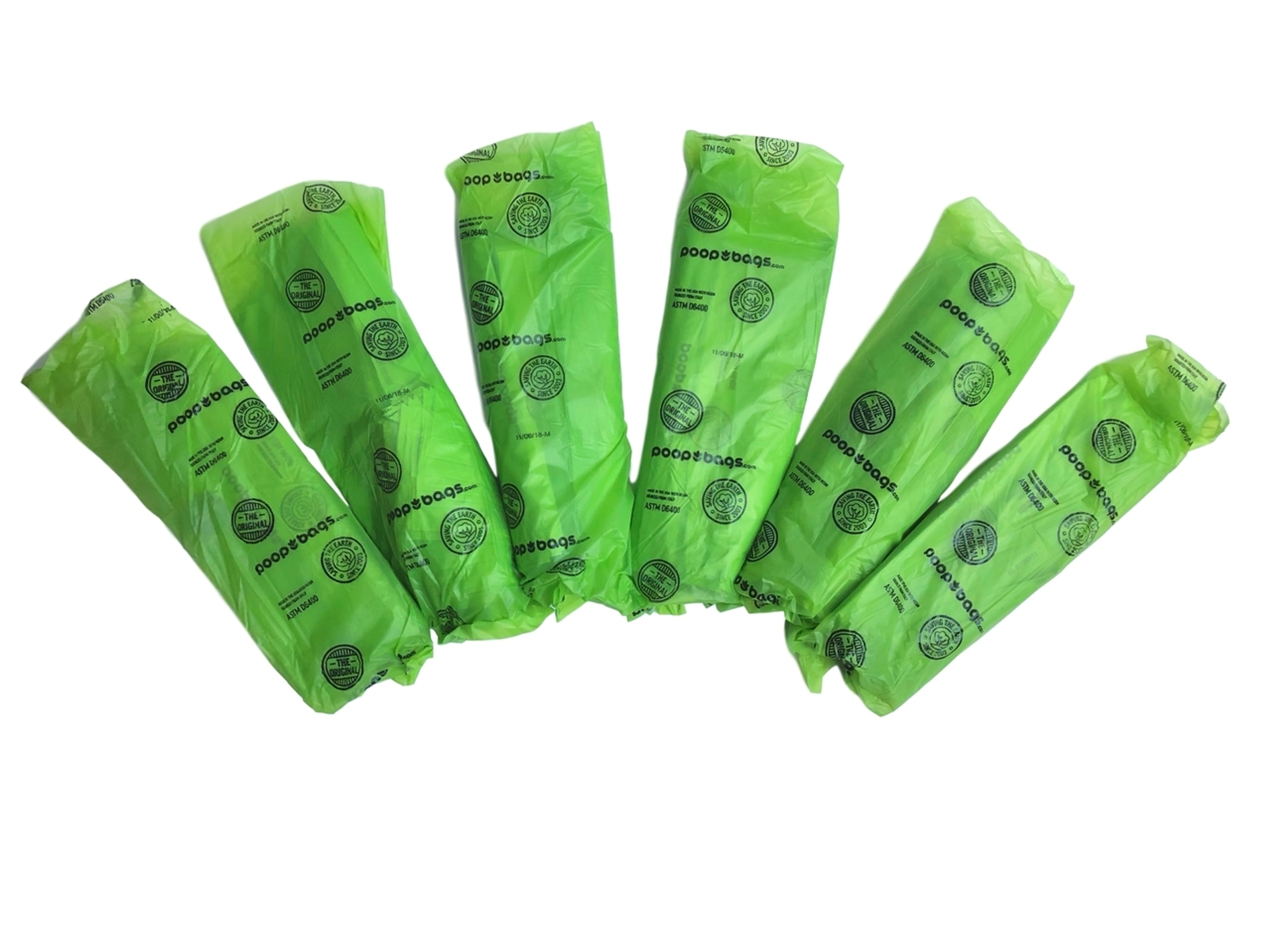 The Original Poop Bags Made in USA Flat Bags Image 1