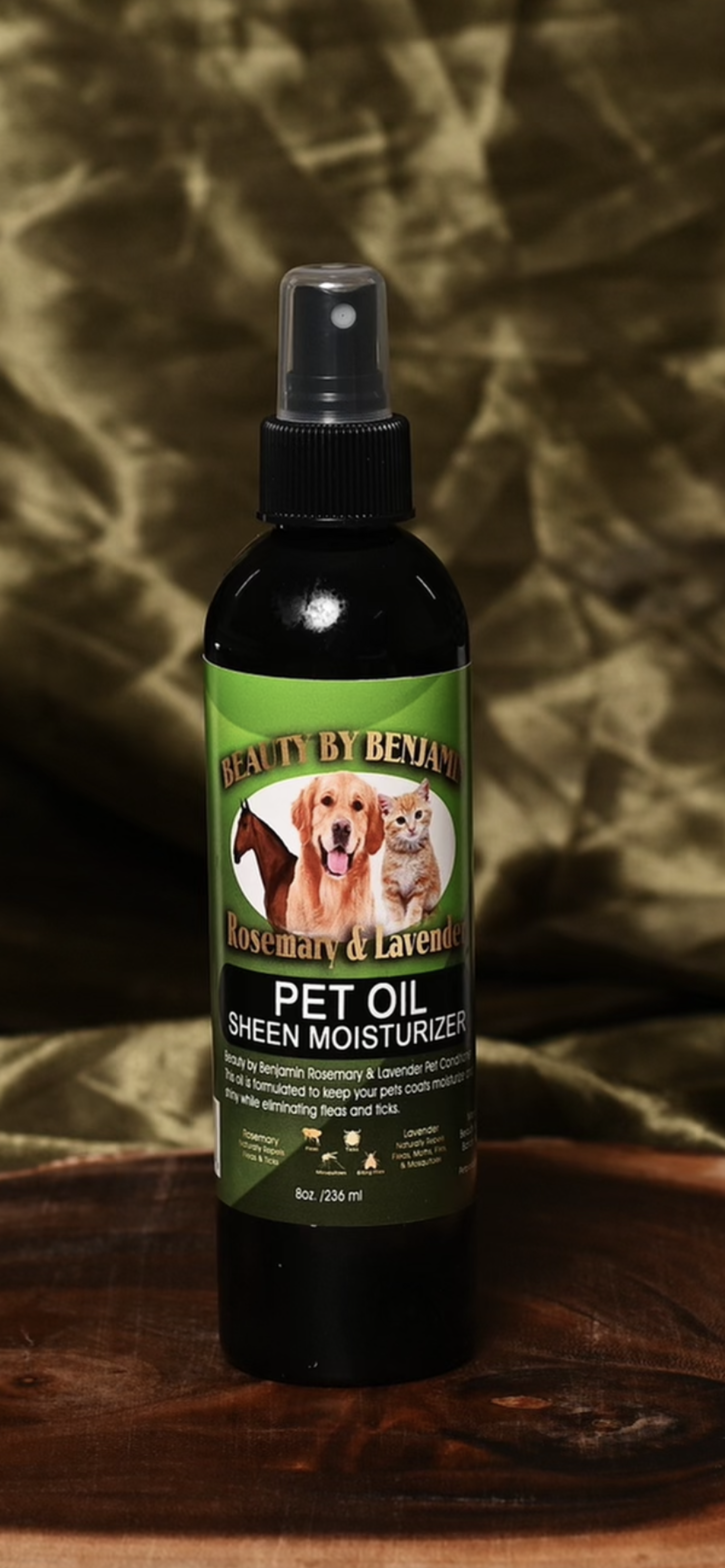 Rosemary and Lavender Pet Sheen Oil Moisturizer Image 1
