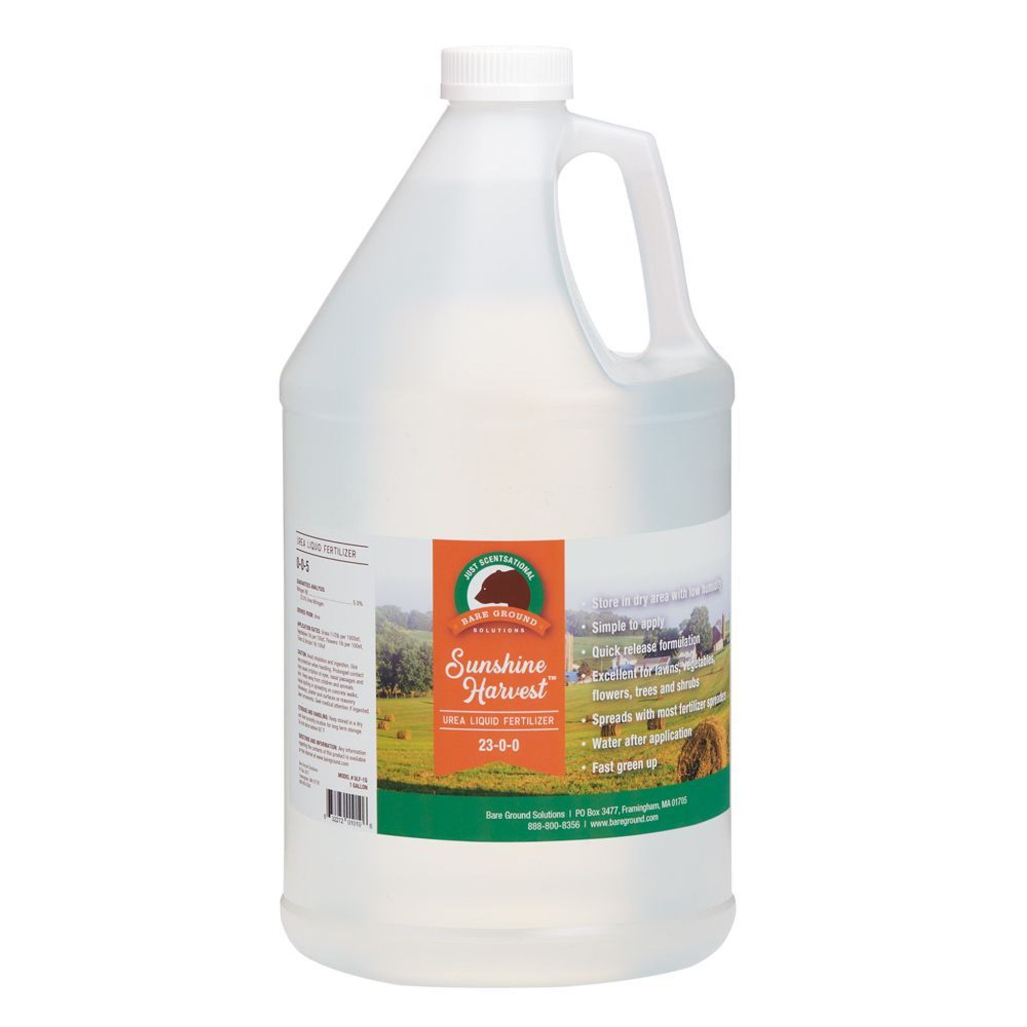 Fertilizer Liquid Urea Nitrogen Boost 1 Gallon Fast Release Liquid 99 Percent Pure for Lawns Vegetables Flowers Trees Shrubs