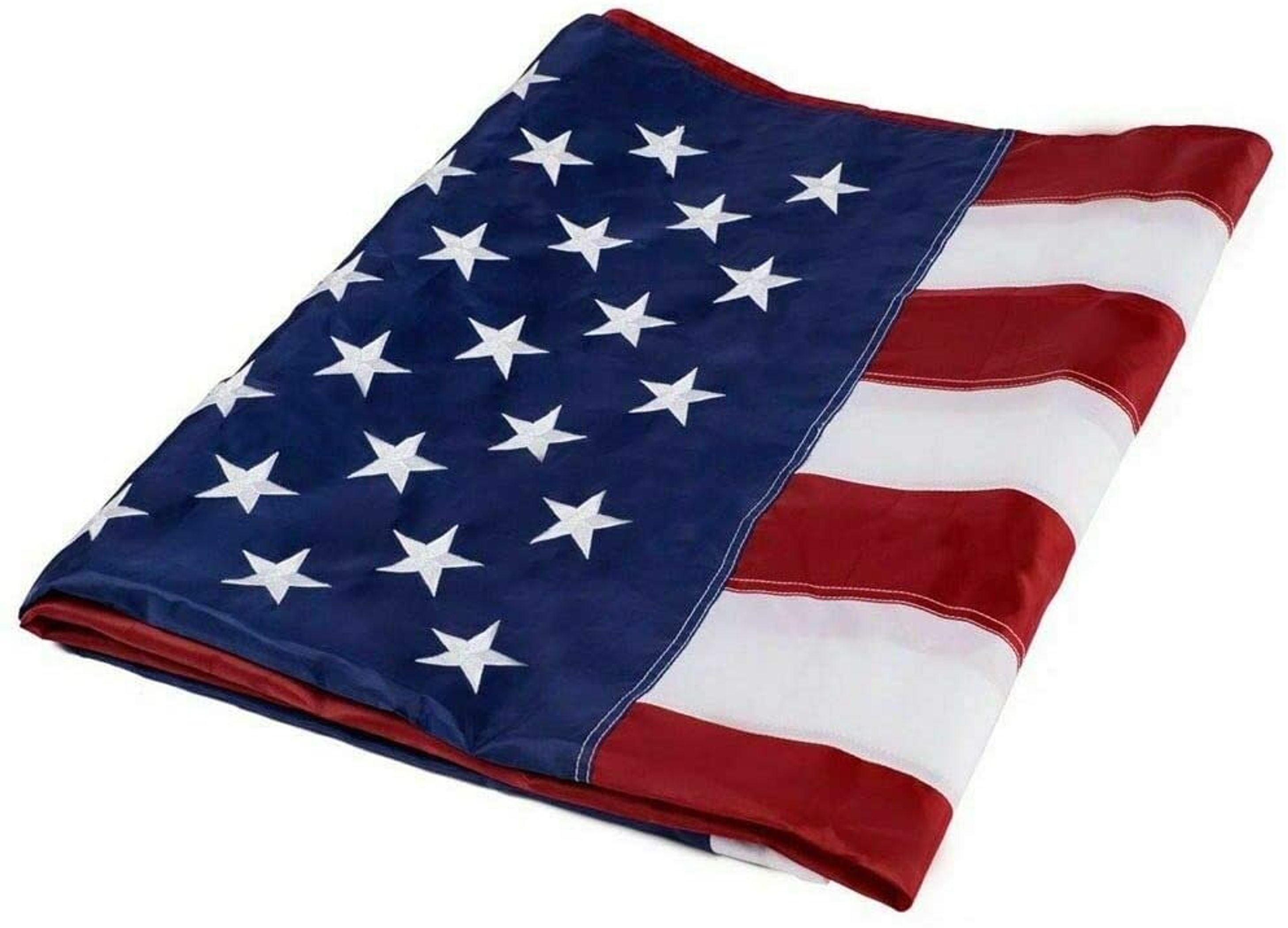 Flag Outdoor Heavy Duty Double Sided Heavyweight Polyester Durable Embroidered Fade Resistant American Theme 3x5 Feet