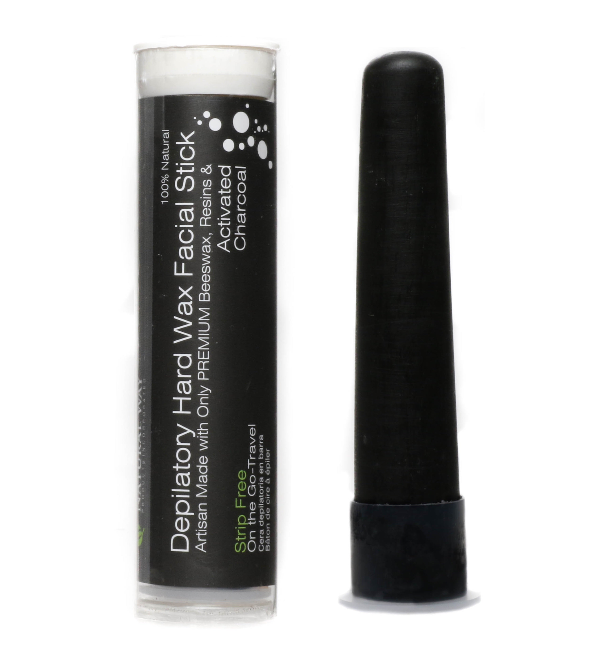 Wax Stick Duo Activated Charcoal Multi Purpose Removes Hair Unclogs Pores Leaves Skin Clean Hydrated