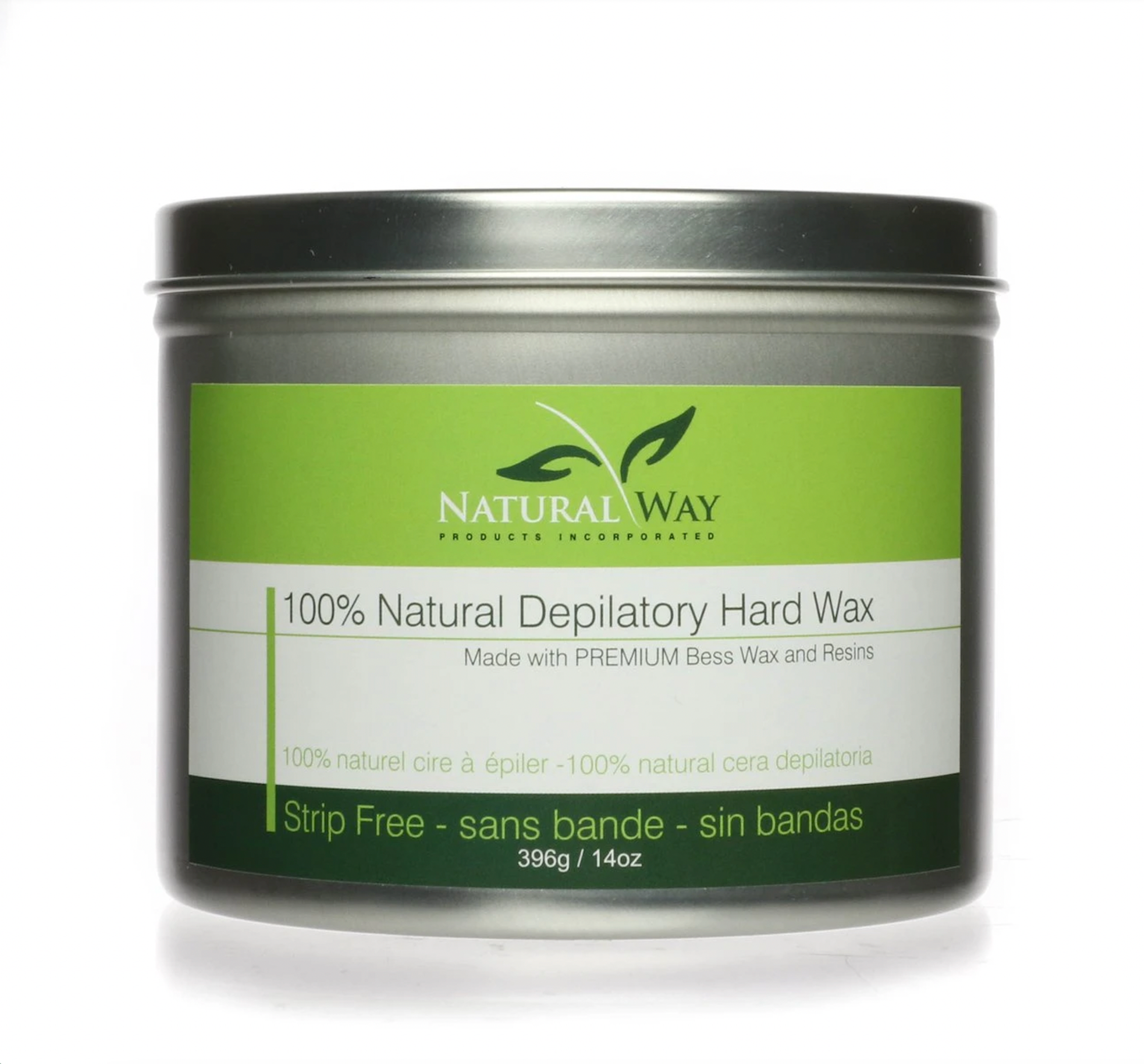 Waxing Hard Wax for Face and Body Organic Formula with Exfoliating Properties Available in 6oz and 14oz Sizes Strip Free Chemical Free