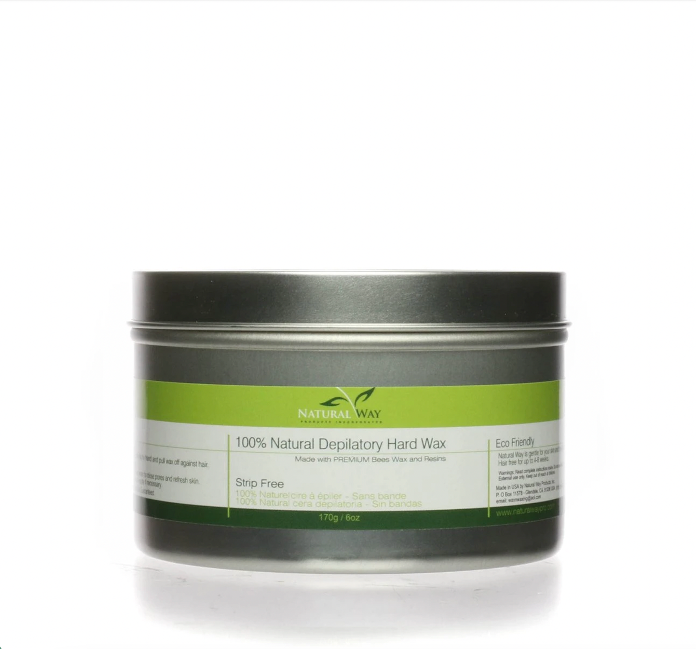 Hard Wax Face and Body Waxing Universal Can 6oz Activated Charcoal Multi Purpose Removes Hair Unclogs Pores Leaves Skin Clean Hydrated
