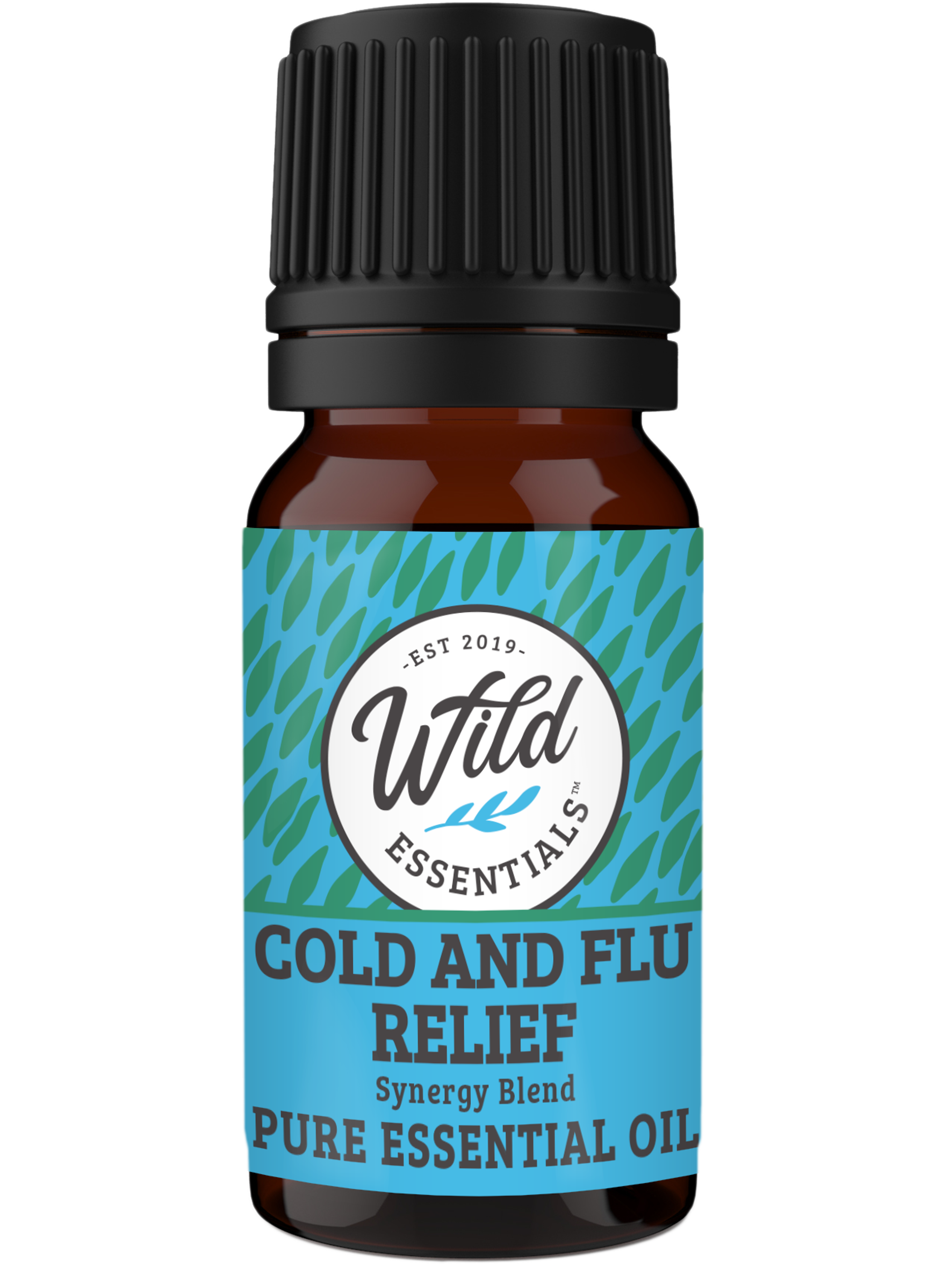 Essential Oil Cold and Flu Relief 10ml 100% Pure Therapeutic Grade Minty Aroma Camphor Eucalyptus Wintergreen Chamomile Peppermint