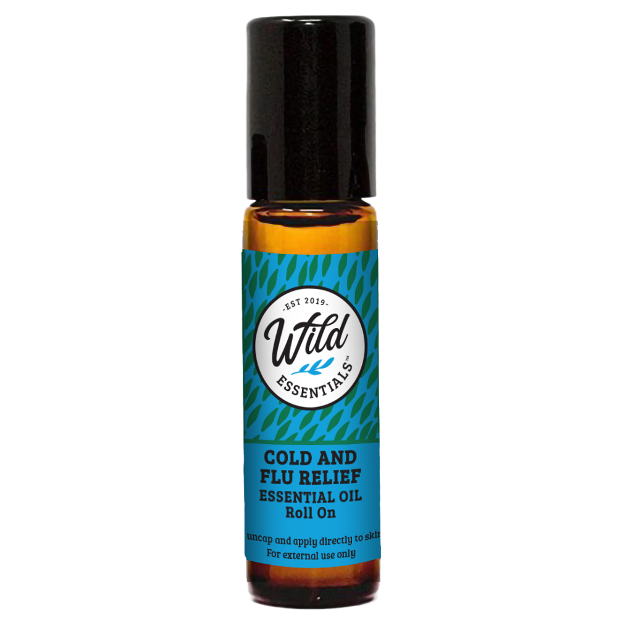 Roll On Cold and Flu Relief Camphor Eucalyptus Wintergreen Chamomile Peppermint Jojoba oil 5% handmade in Connecticut USA