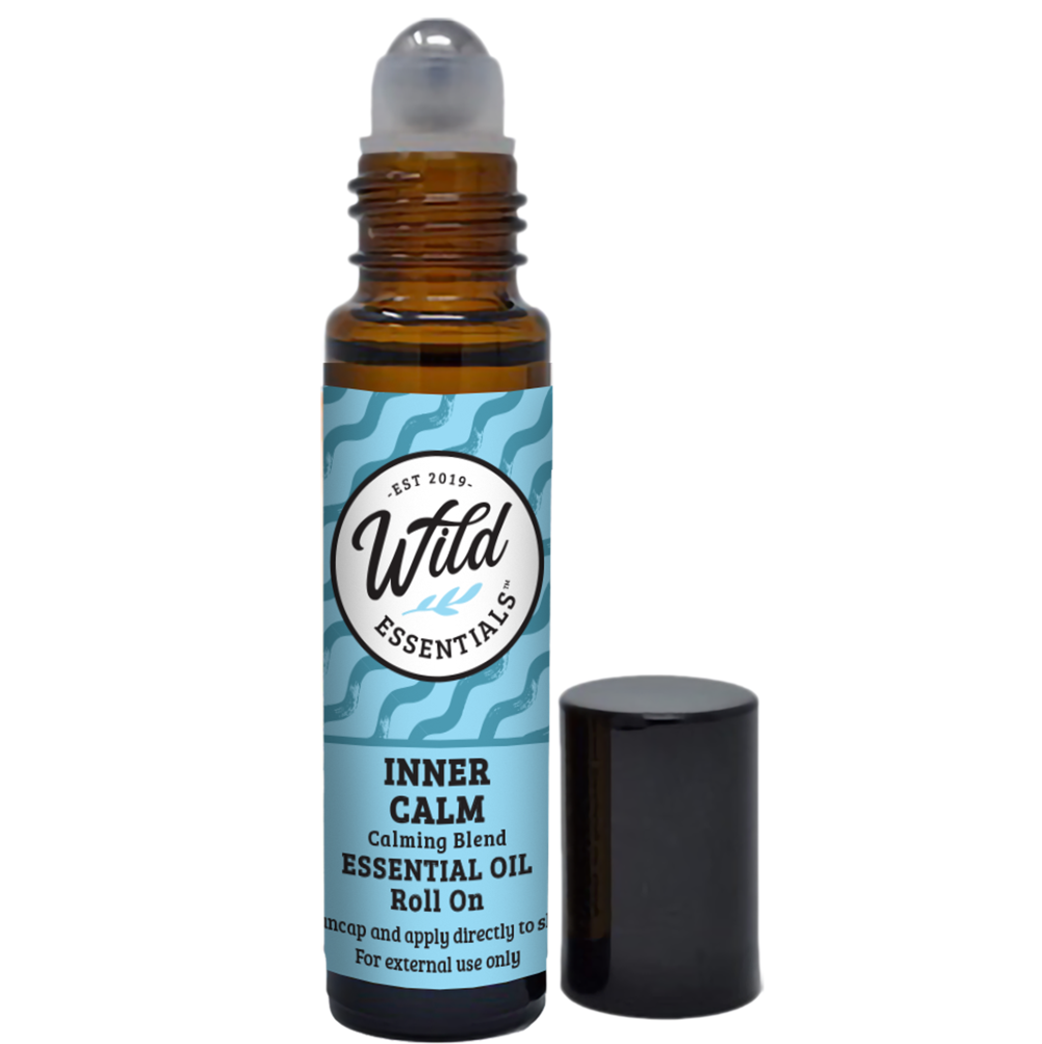 Roll On Stress Relief Essential Oil Blend Jojoba Oil 5% Clove Leaf Geranium Lavender Orange Patchouli Handmade