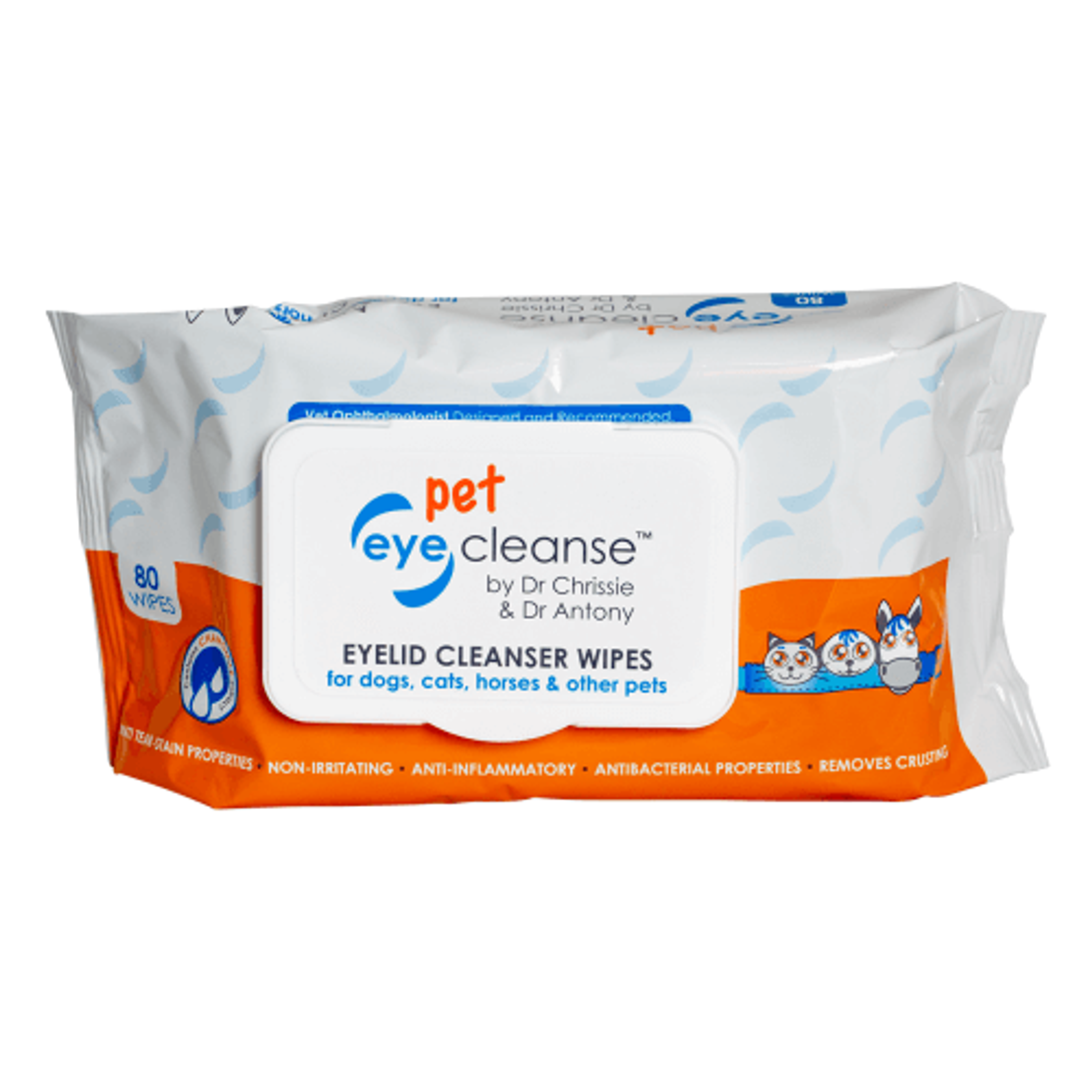 Pet Eye Cleanse Wipes by Dr. Chrissie and Dr. Antony Image 1