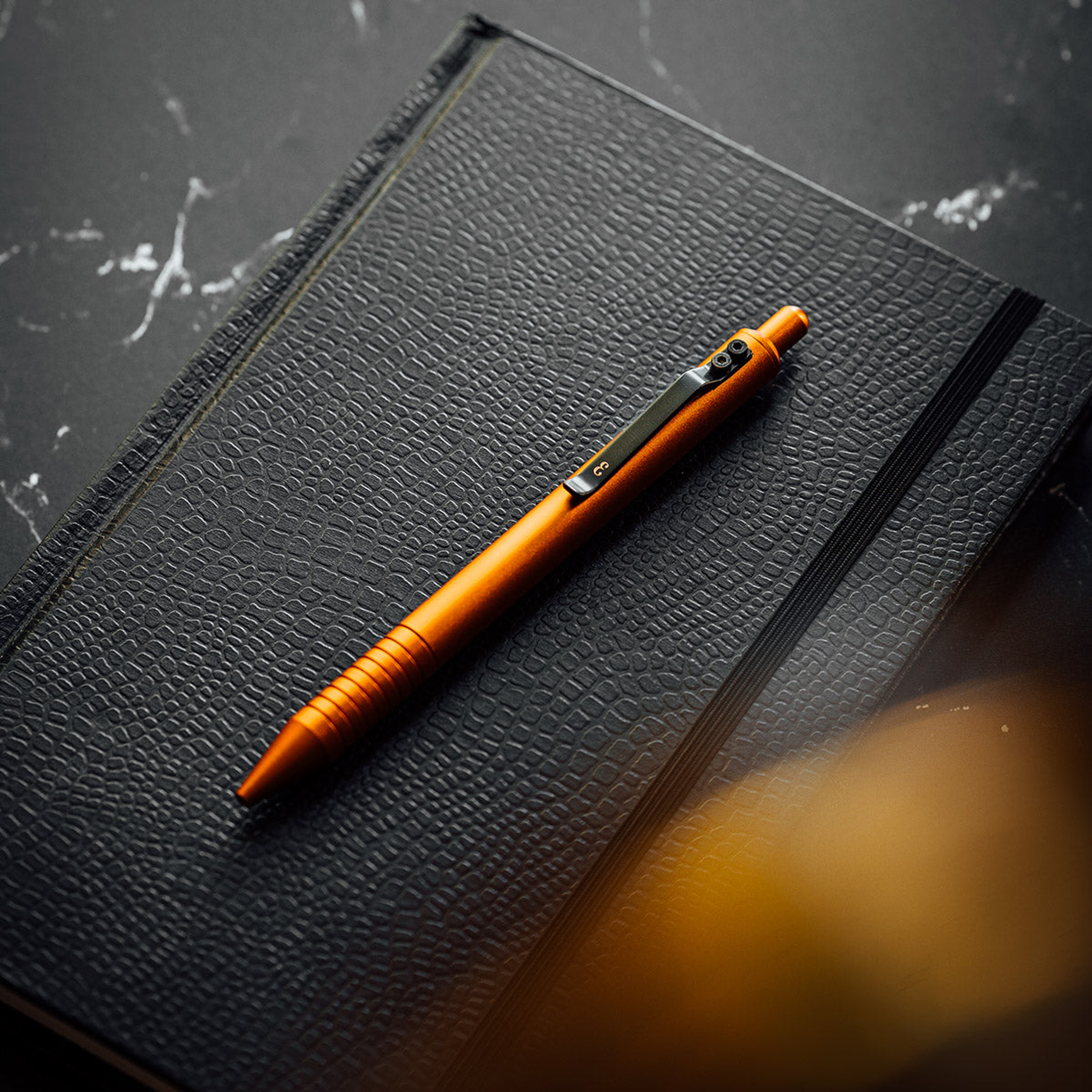 Bolígrafo Grafton Función Principal Escritura Color Naranja Tono Quemado Material Metal Compatibilidad Con Repuestos Bic Uniball Jetstream Pilot G2