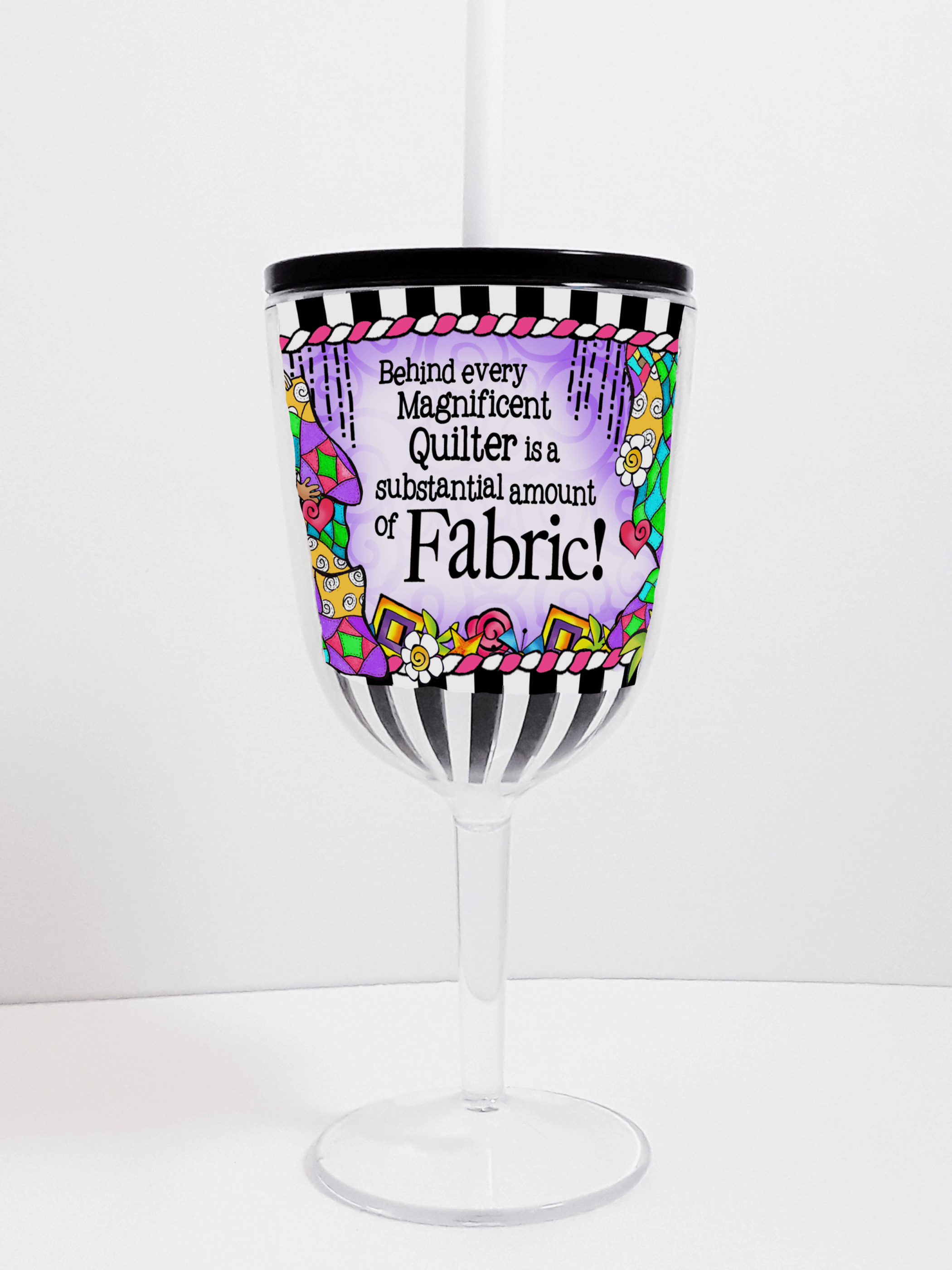 Cup Beverage Container 13 oz Acrylic With Lid And Straw Large