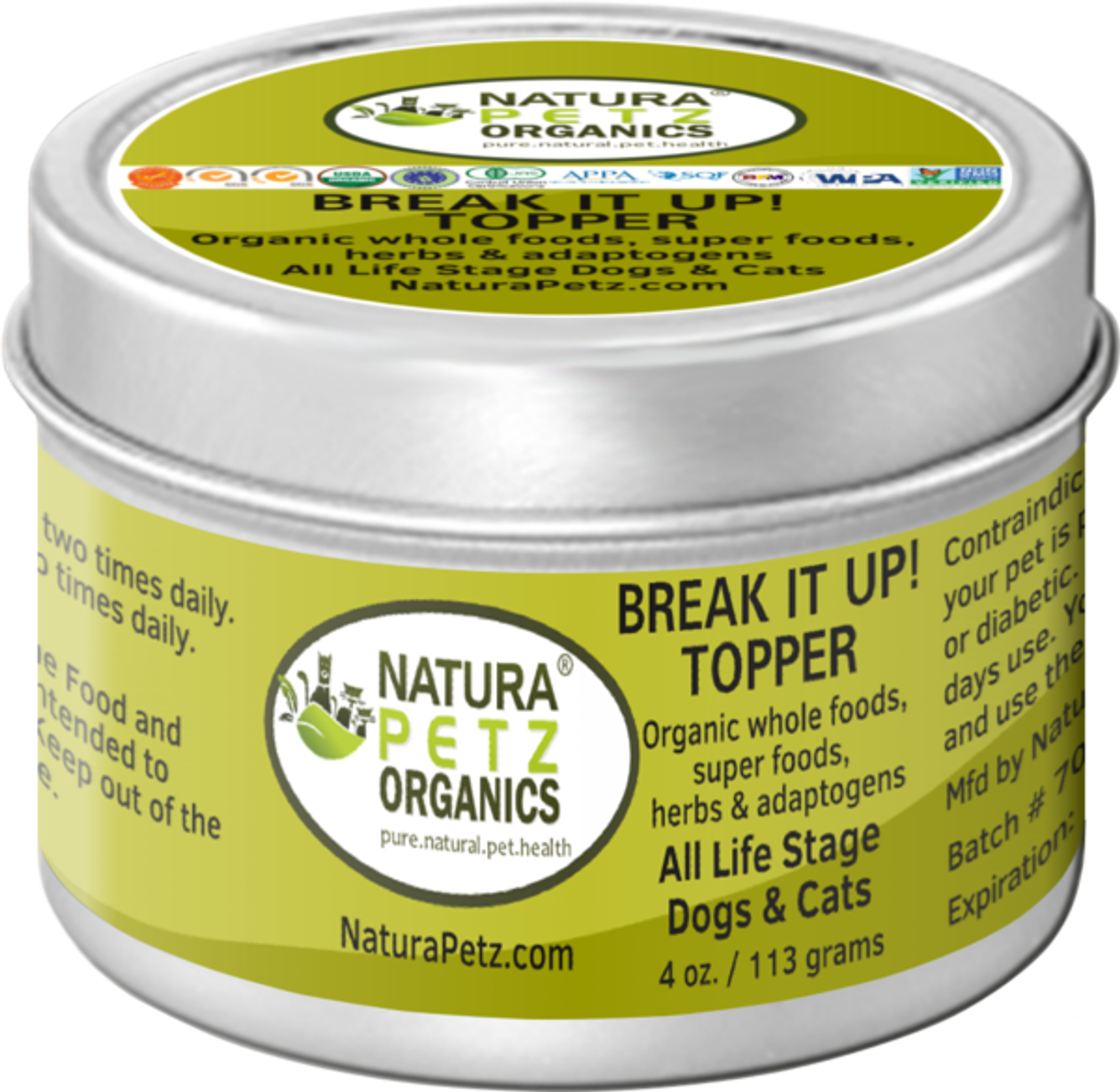 Break It Up! Meal Topper Stone Breakder Stone Eliminator* For Dogs And Cats - Flavored Meal Topper For Stones* Image 1
