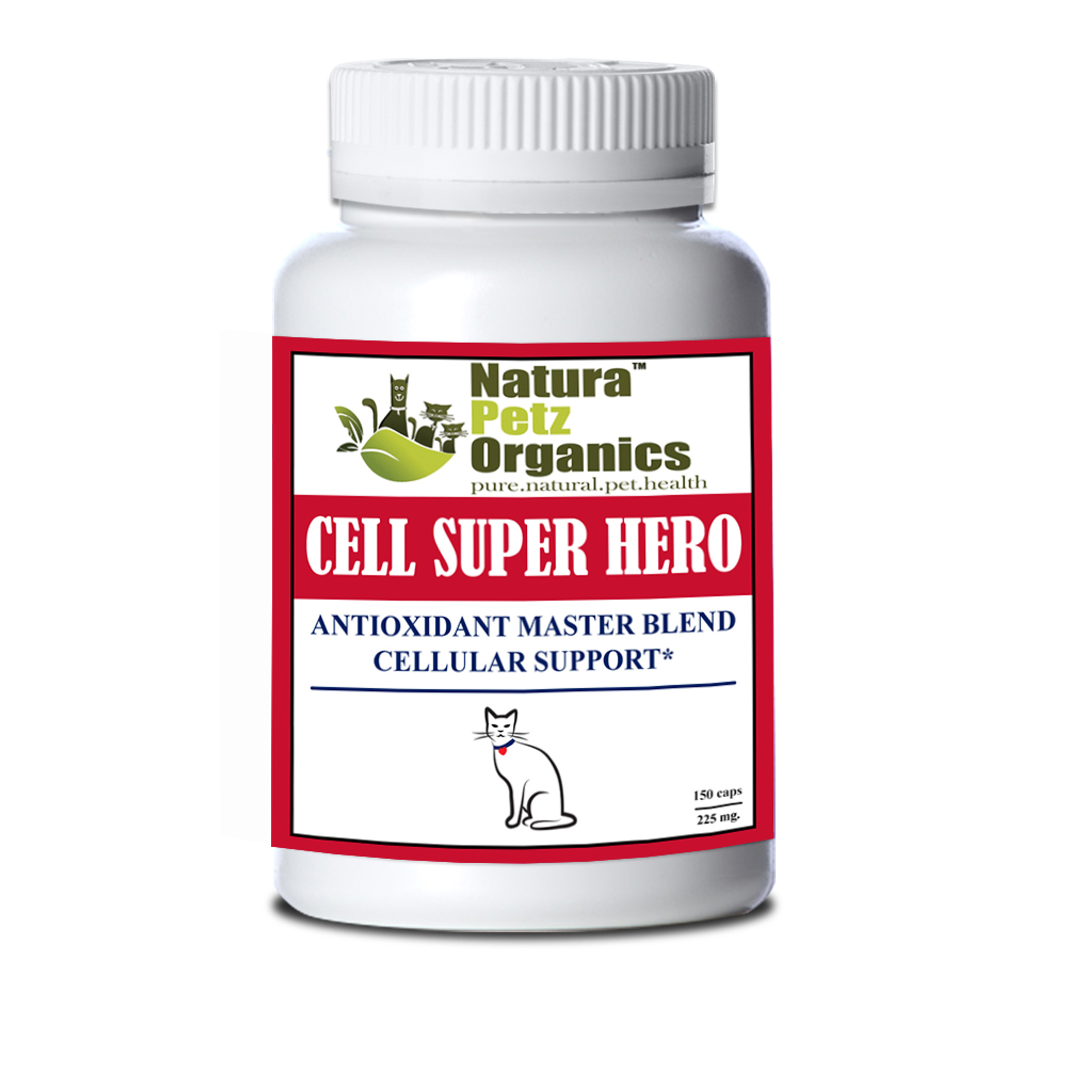 Cell Super Hero Max* Antioxidant Master Blend Cellular Support* Dogs Cats Image 1