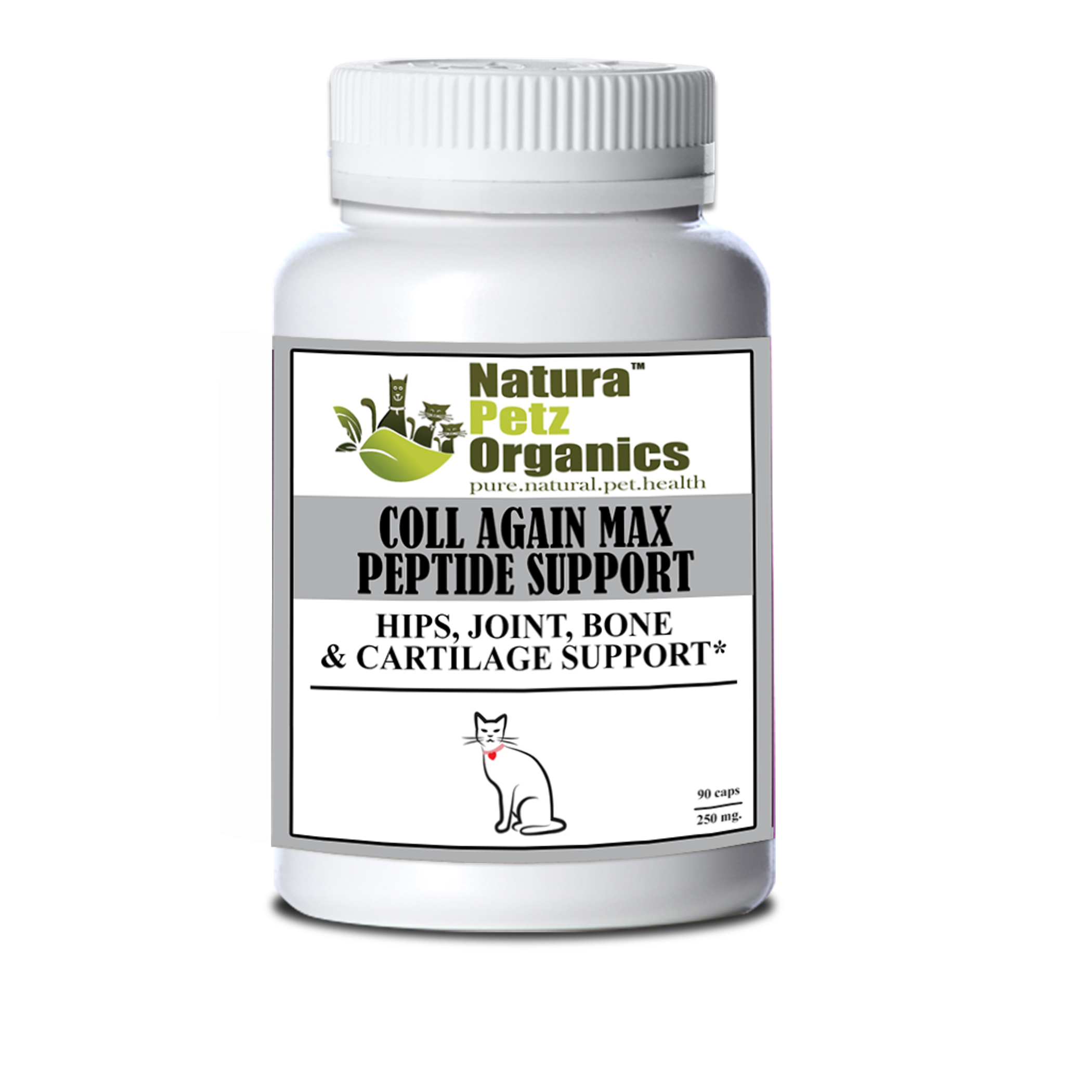 Coll Again Max Collagen Peptide Support Capsules* Hips, Joint, Bone & Cartilage Support* Dogs & Cats* Image 1