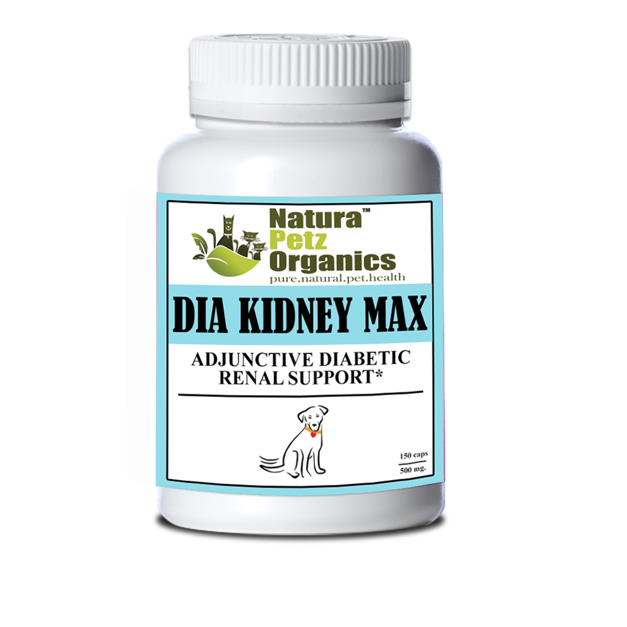 Dia Kidney Max Capsules* Adjunctive Diabetic Renal Support* Dogs And Cats Image 1