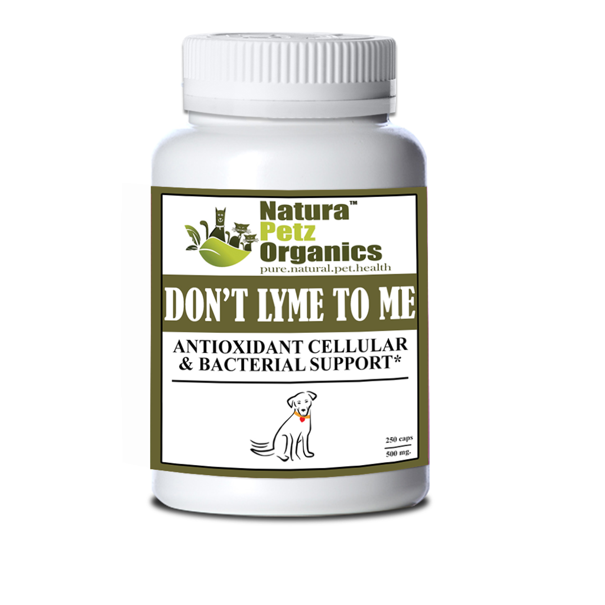Don'T Lyme To Me Capsules* Antioxidant Cellular & Bacterial Support* Dogs & Cats* Image 1