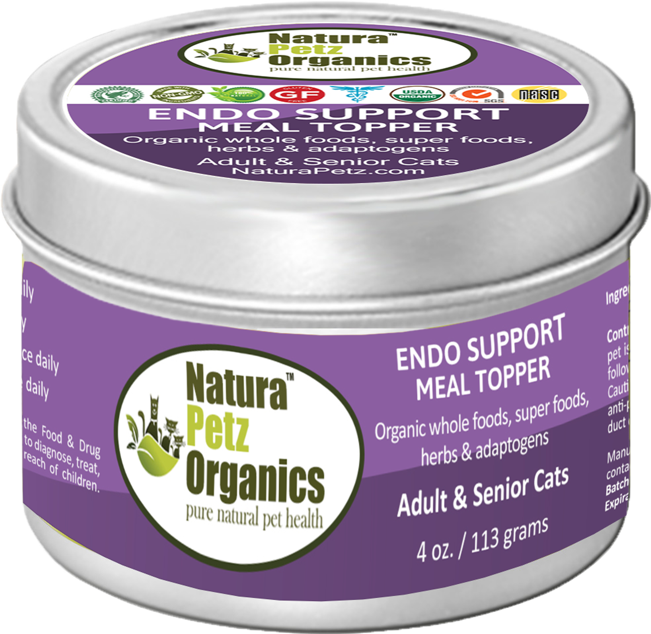 Endo Support Meal Topper For Dogs And Cats* Natura Petz Organics Image 1