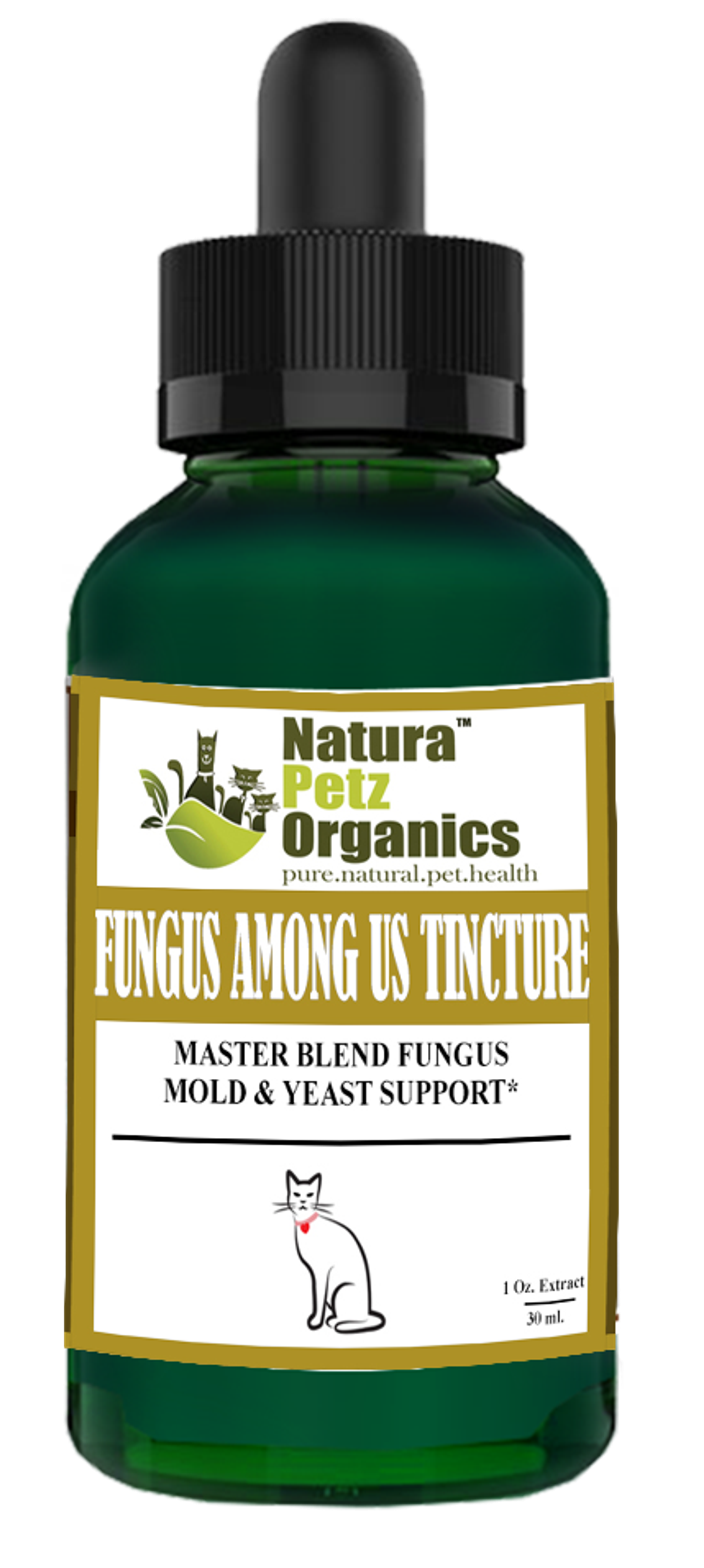 Fungus Among Us Tincture* - Master Blend Fungus,  Mold & Yeast Support* For Dogs And Cats Image 1