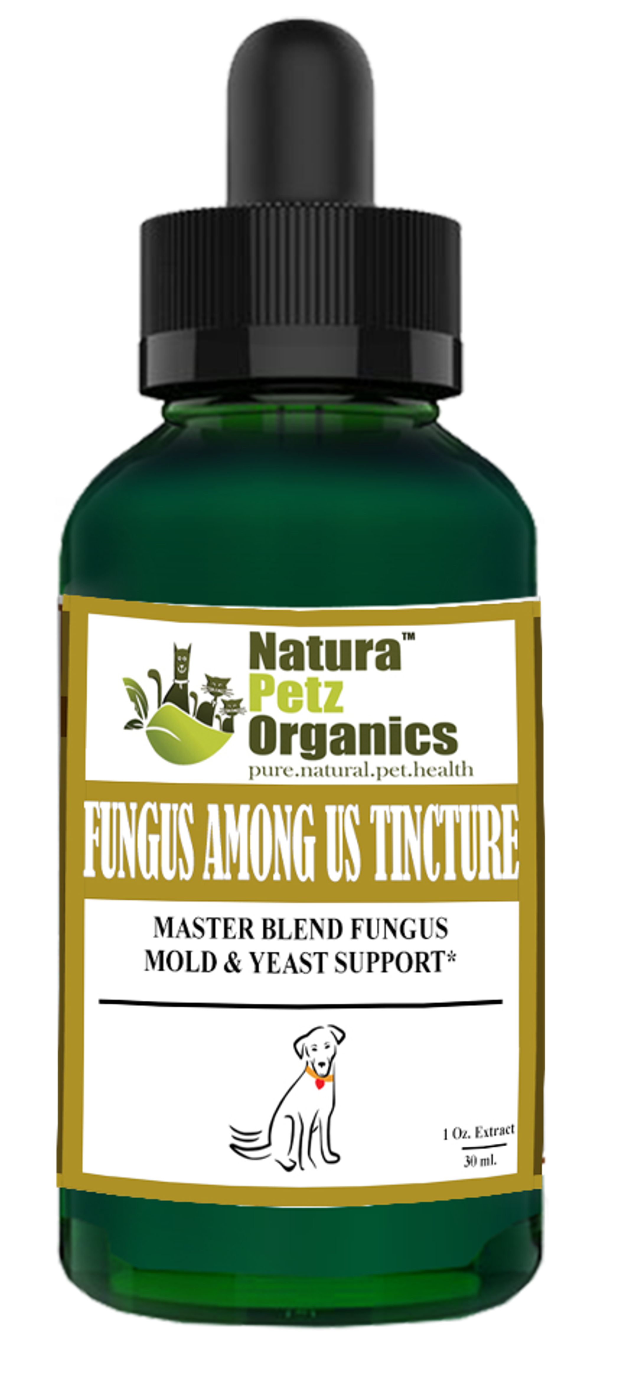 Fungus Among Us Tincture* - Master Blend Fungus, Mold & Yeast Support* For Dogs And Cats Image 1