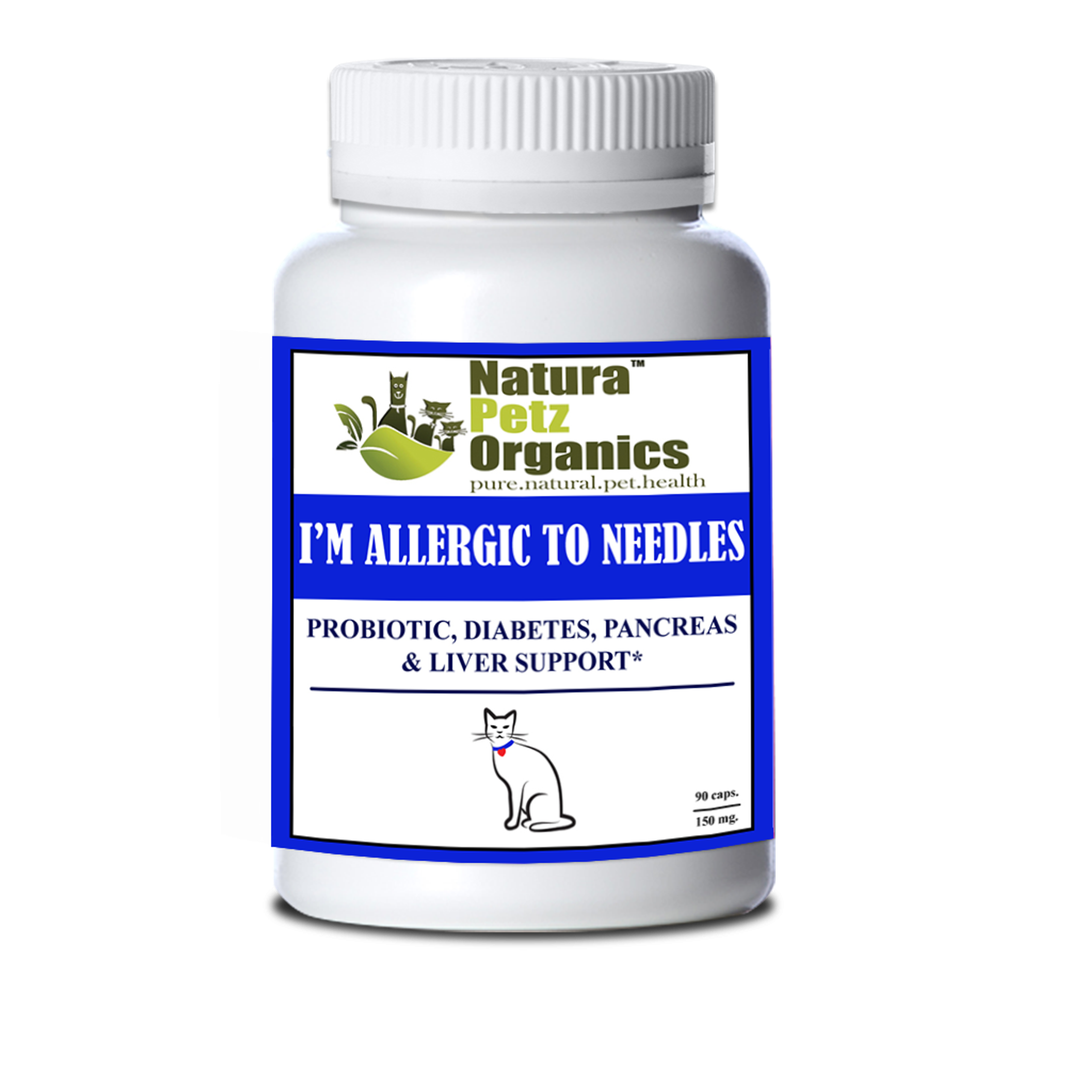 I'm Allergic To Needles - Probiotic, Pancreas & Glucose Support For Dogs & Cats* Image 1