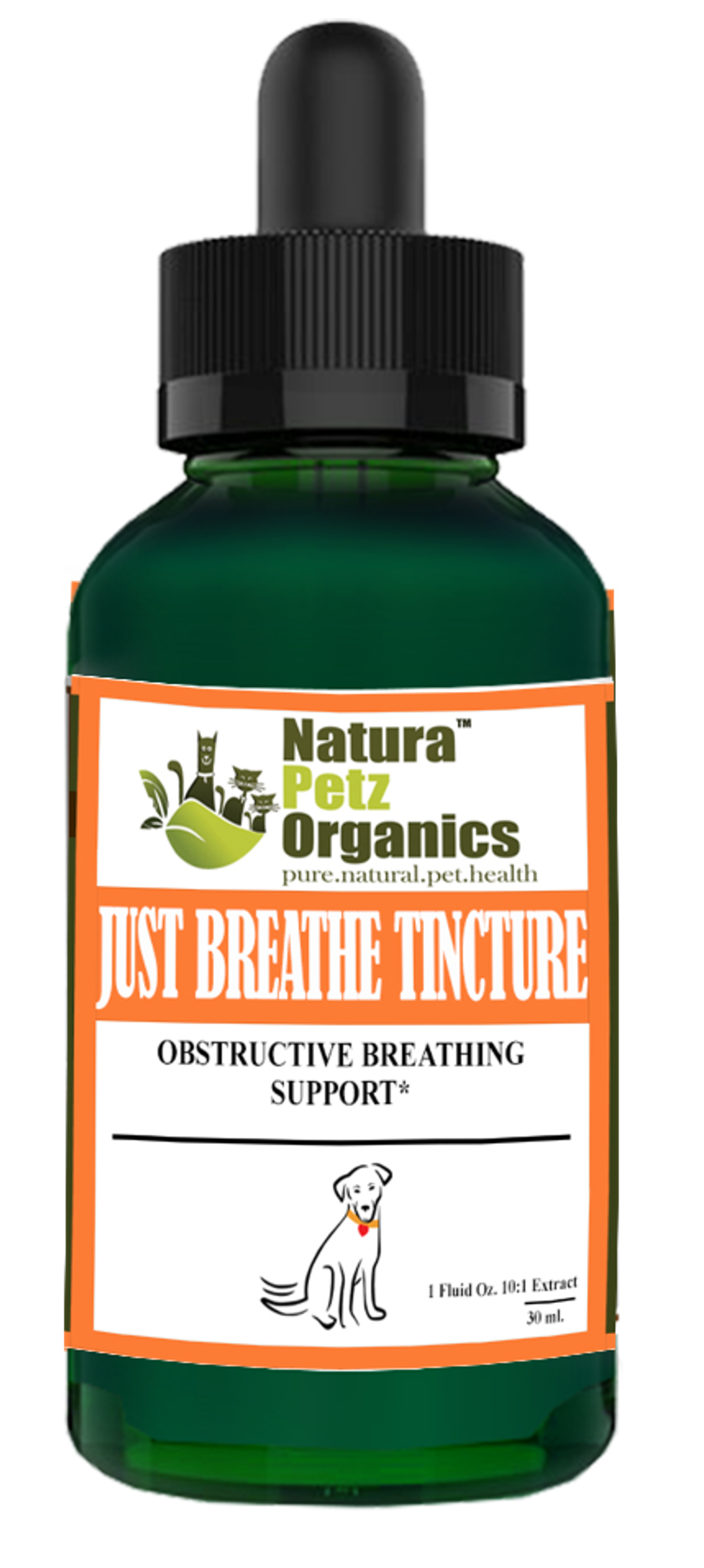 e Obstructive Breathing Support* Tincture For Dogs And Cats Image 1