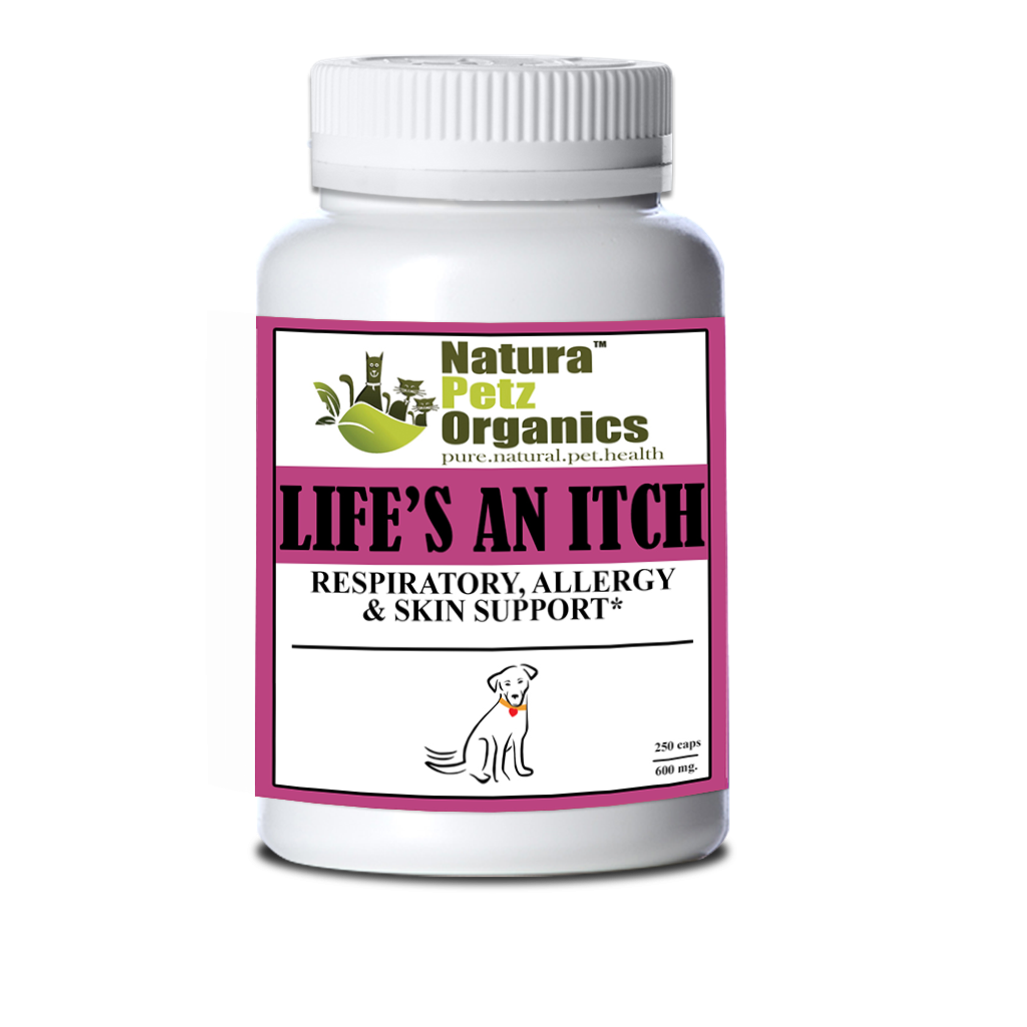 Life'S An Itch Capsules - Respiratory, Allergy & Skin Support* Capsules For Dogs & Cats* Image 1