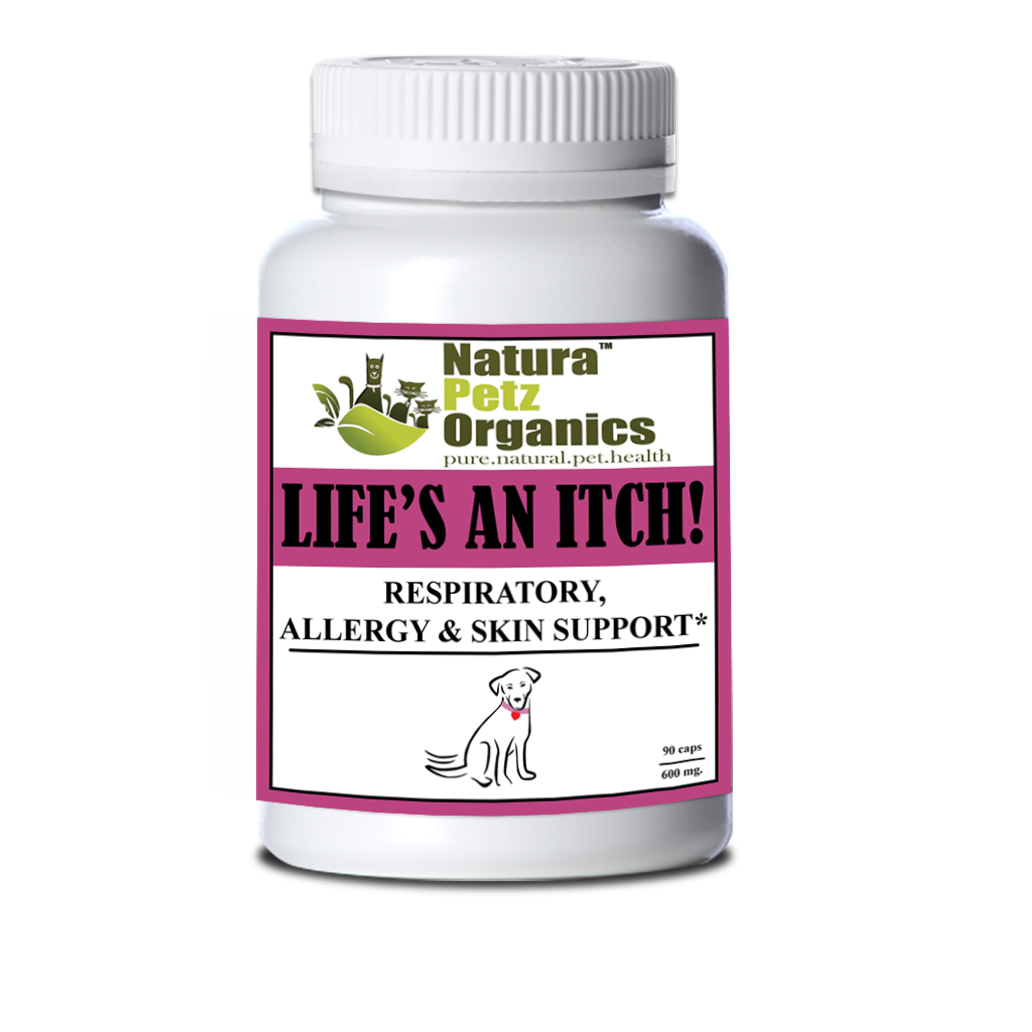 Life'S An Itch Capsules - Respiratory, Allergy & Skin Support* Capsules For Dogs & Cats* Image 1