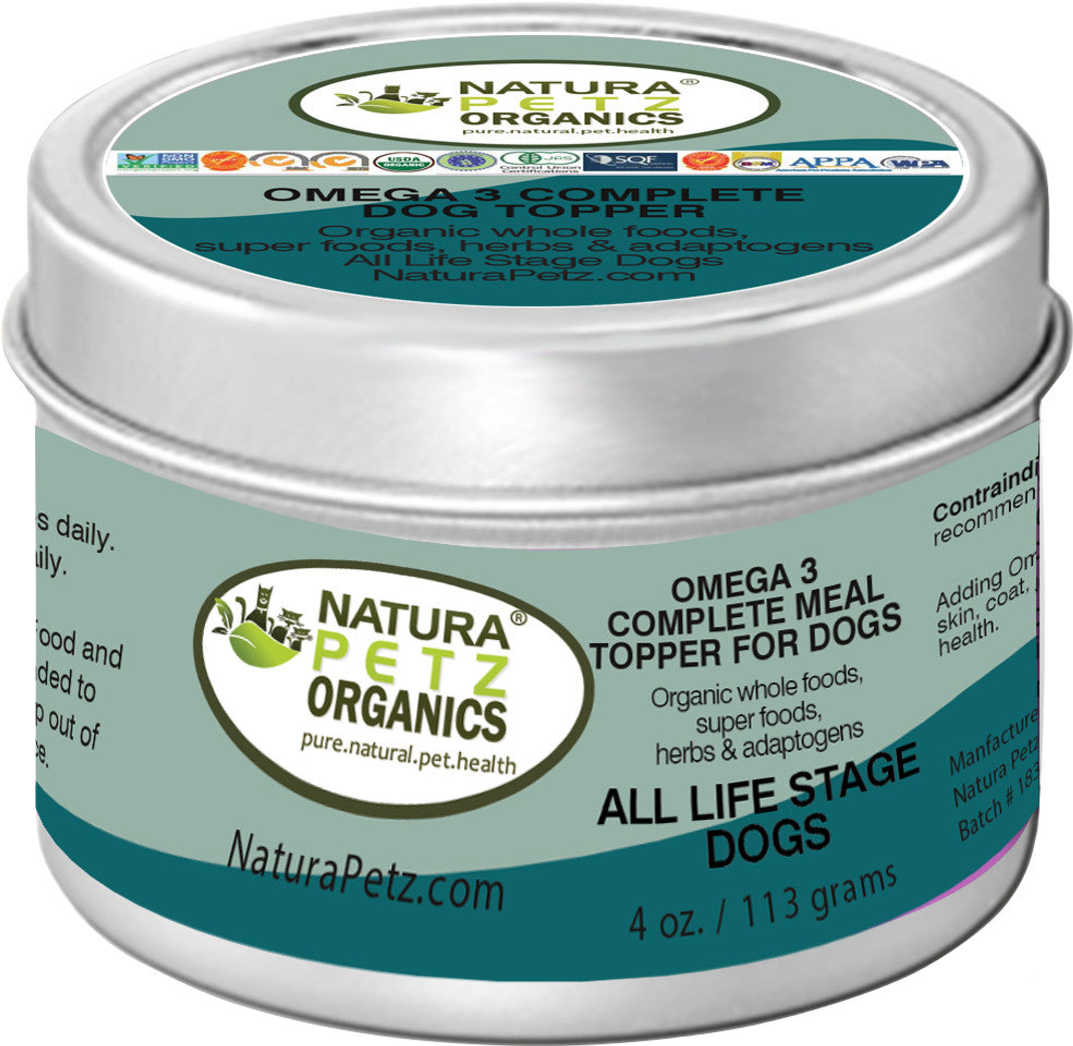 Omega 3 & 6 Complete Meal Topper For Dogs & Cats*  - Nutritional Omega 3 Meal Topper For Dogs & Cats* Image 1