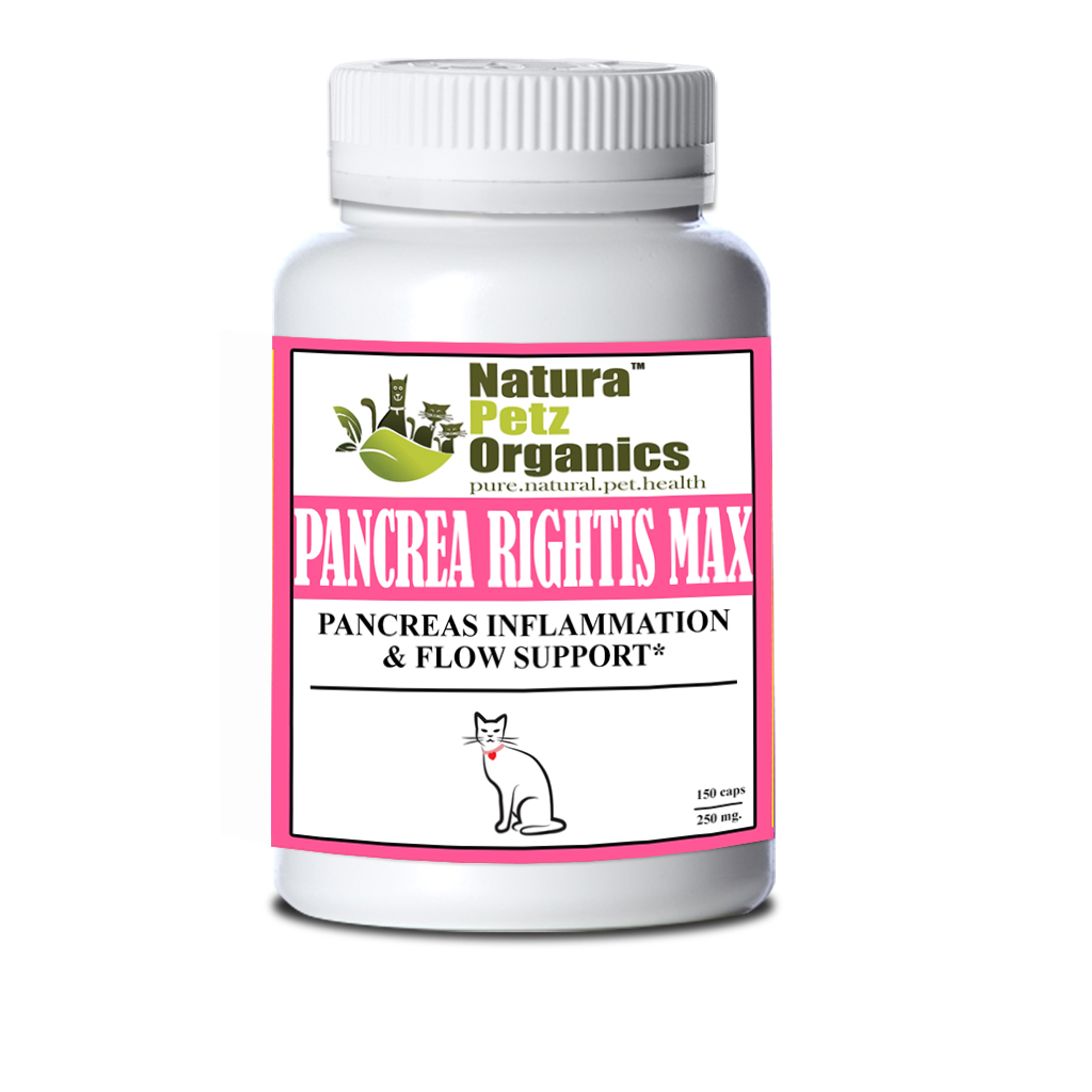 Pancrea Rightis Max Support* Capsules Pancreas Inflammation & Flow Support Dogs Cats* Image 1