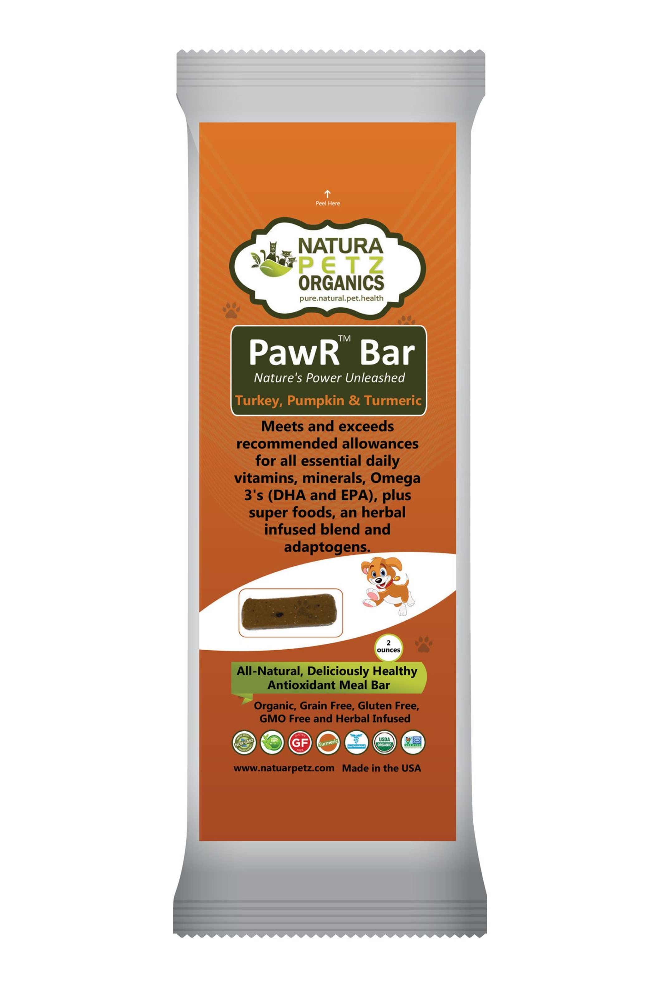 Pawr Bar - Deliciously Healthy, Complete Protein Meal Bar For Dogs On The Go! Image 1