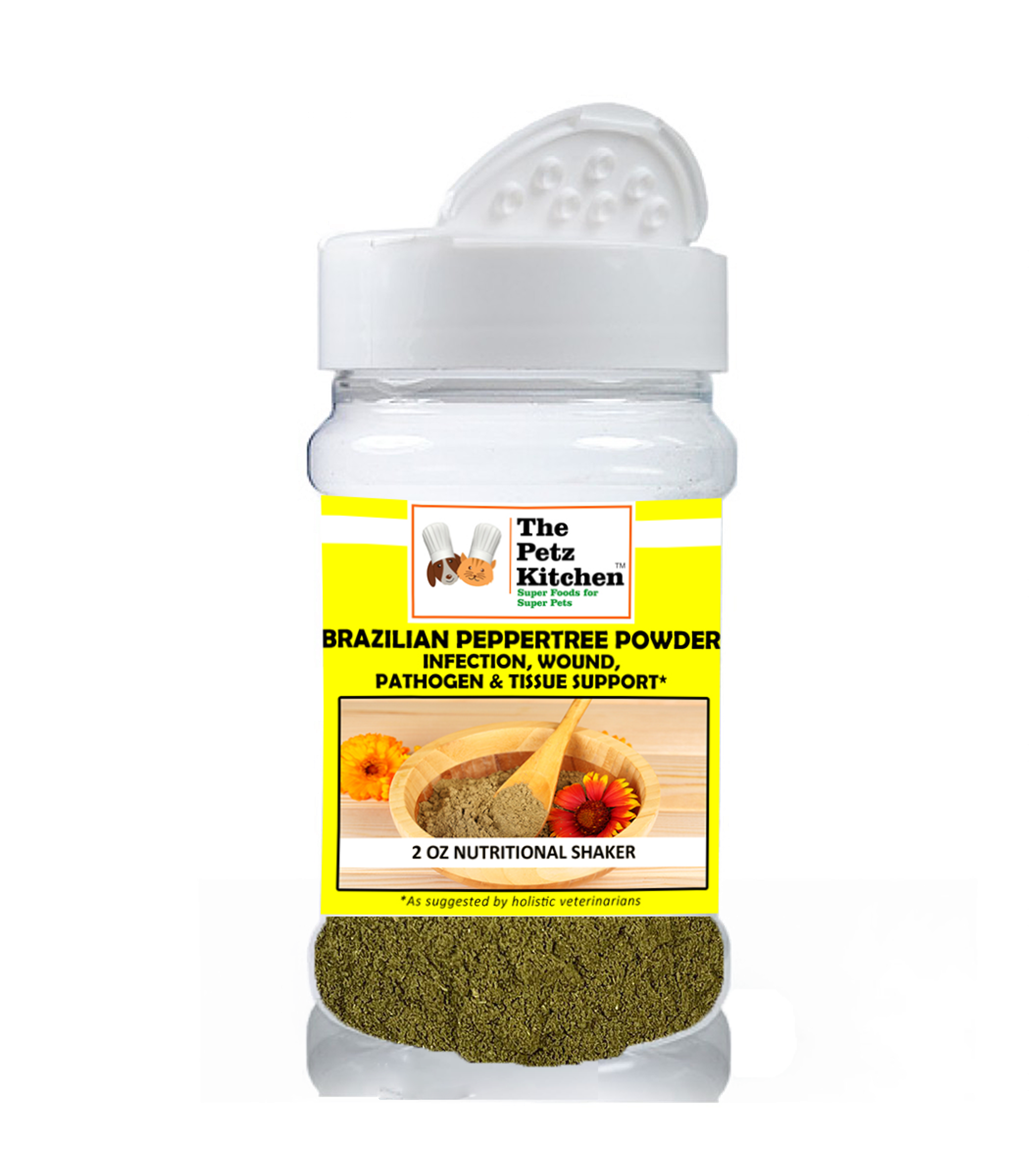 Brazilian Peppertree - Infection, Wound, Pathogen & Tissue Support* The Petz Kitchen For Dogs & Cats* Image 1
