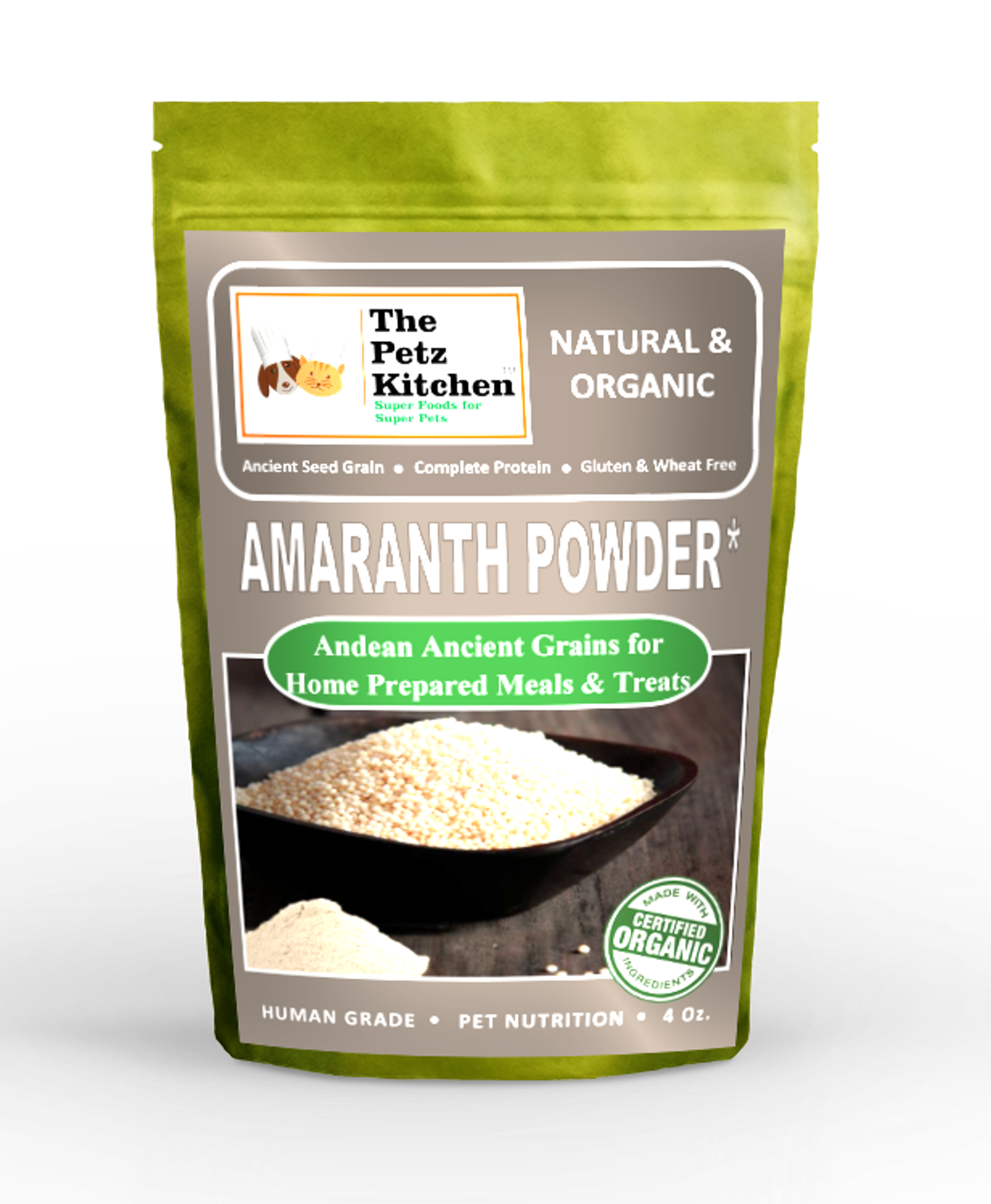 Amaranth Powder - Ancient Seed Grain & Complete Protein - Gluten & Wheat Free Image 1