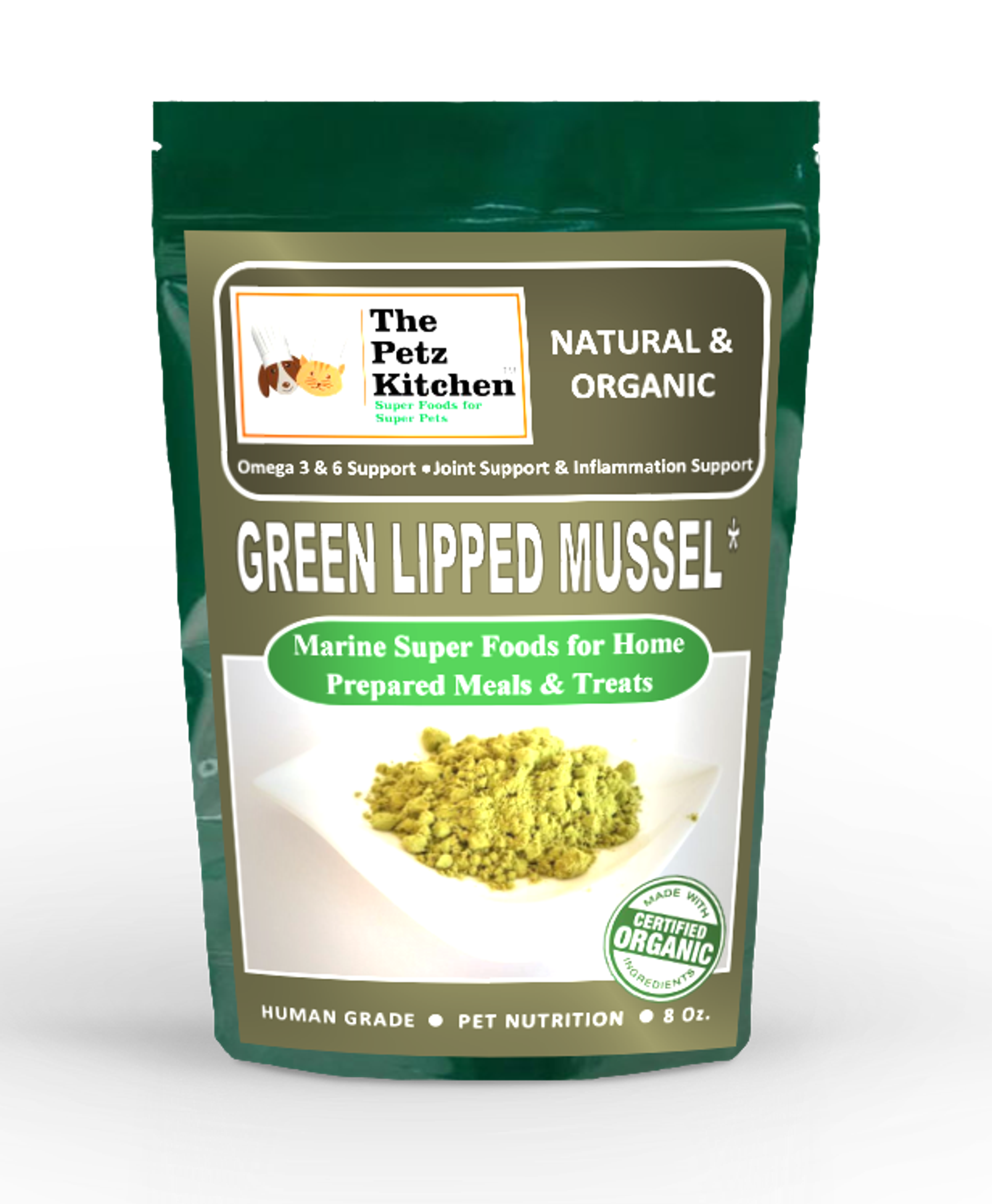 Green Lipped Mussel Omega 3 & 6 Joint & Inflammation Support* The Petz Kitchen* Image 1