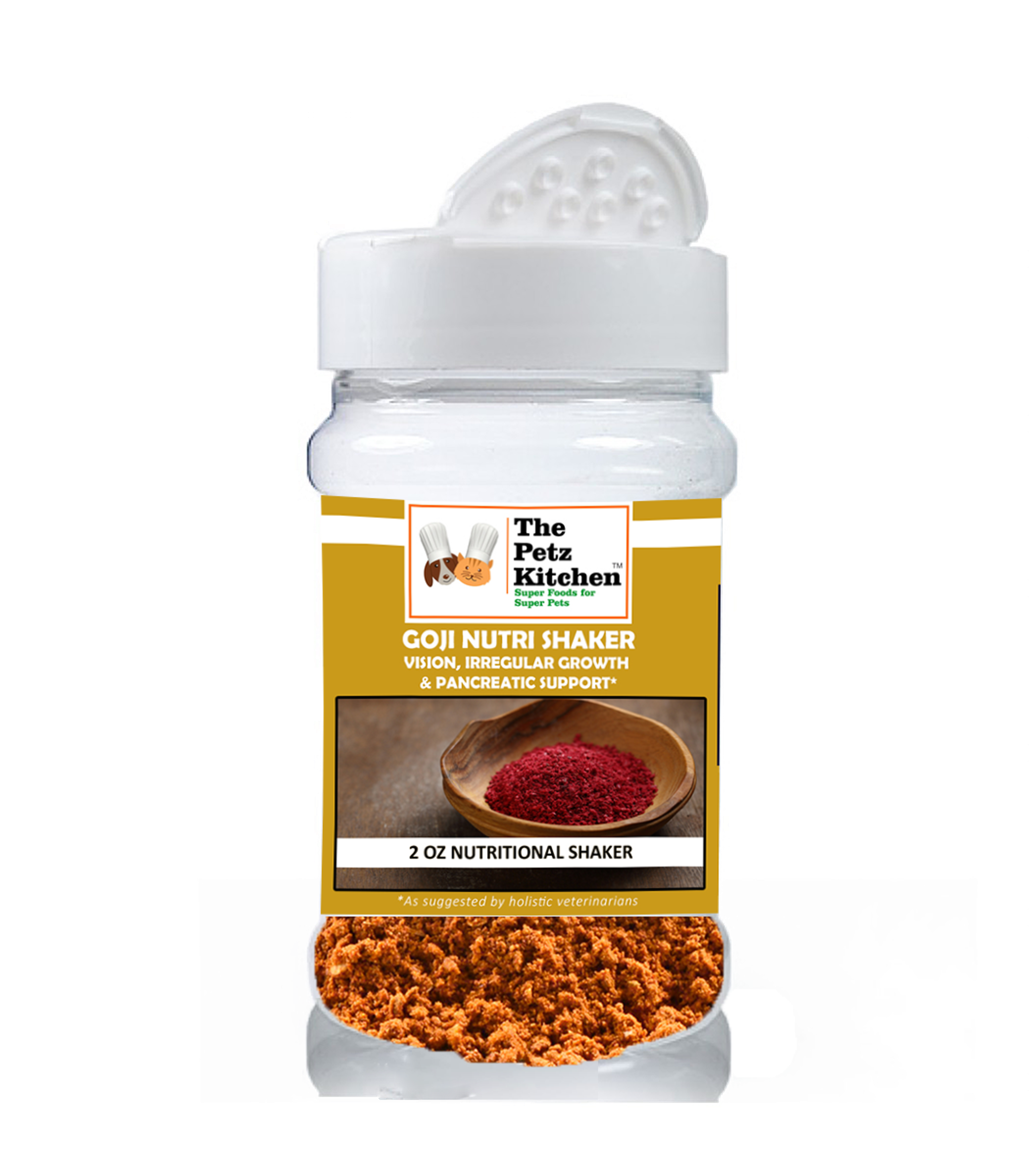 Goji Powder - Vision, Irregular Growth & Pancreatic Support* The Petz Kitchen Image 1