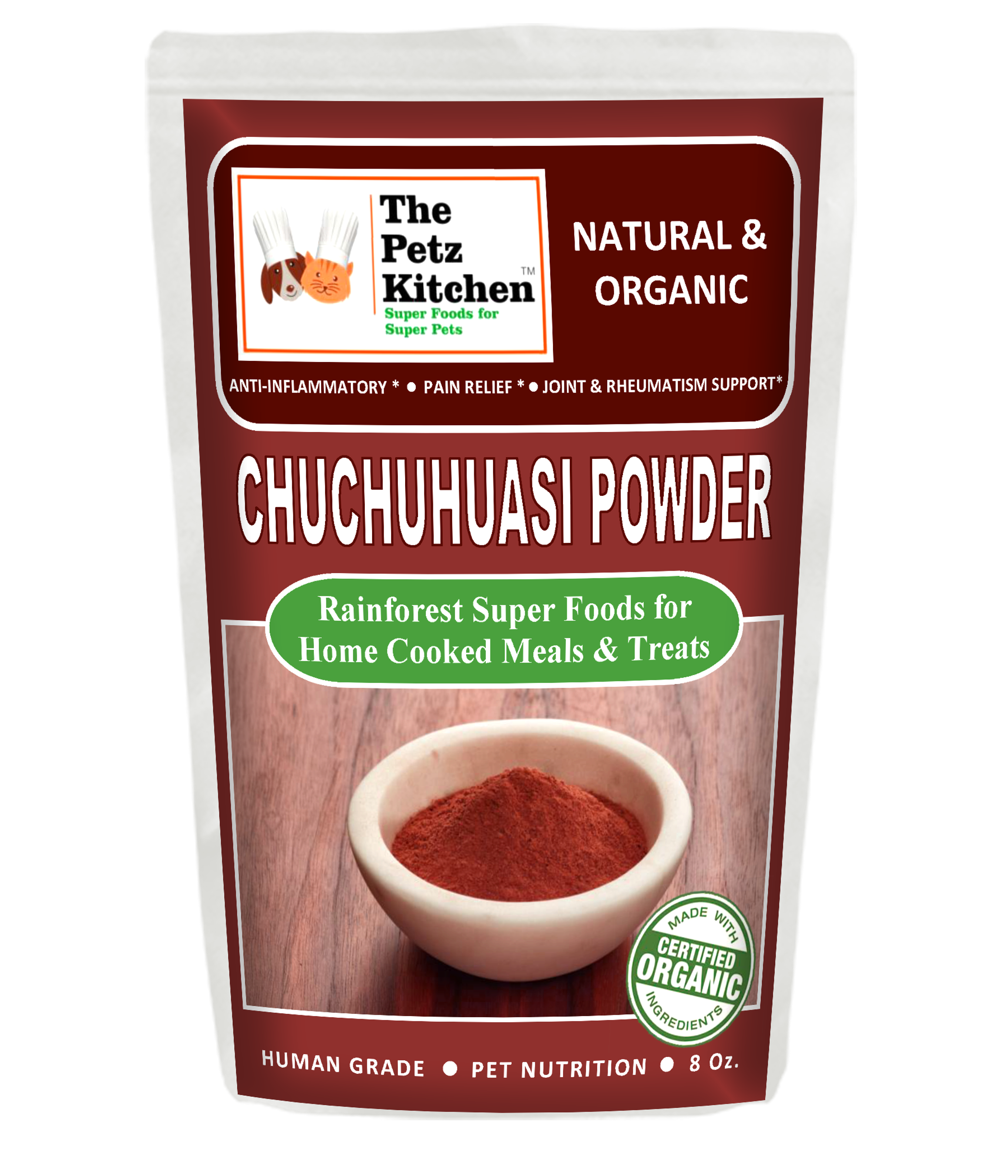 Chuchuhuasi Anti-Inflammatory* Aches, Pains & Rheumatism* The Petz Kitchen- Organic & Human Grade Ingredients For Home Prepared Meals & Treats Image 1