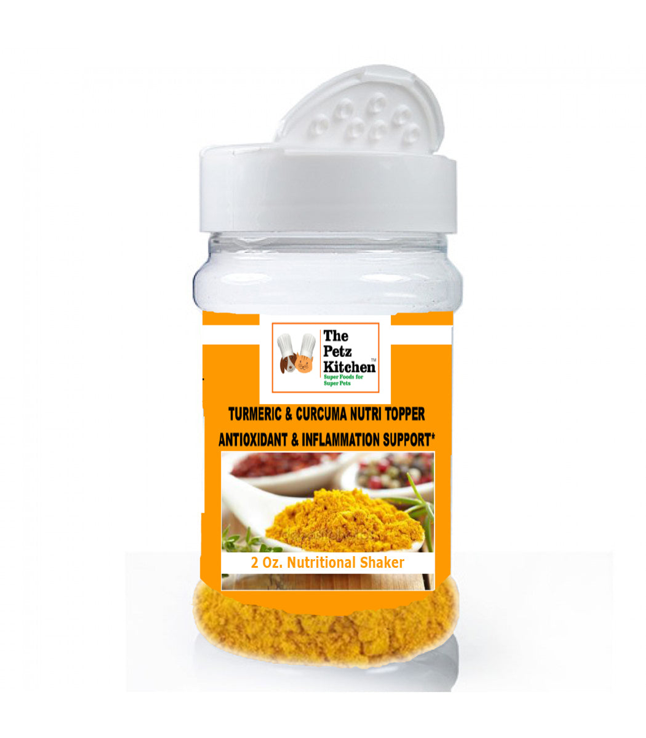 Turmeric Curcuma - Antioxidant Joint & Inflammation Support* The Petz Kitchen - Organic & Human Grade Ingredients For Home Prepared Meals & Treats Image 1