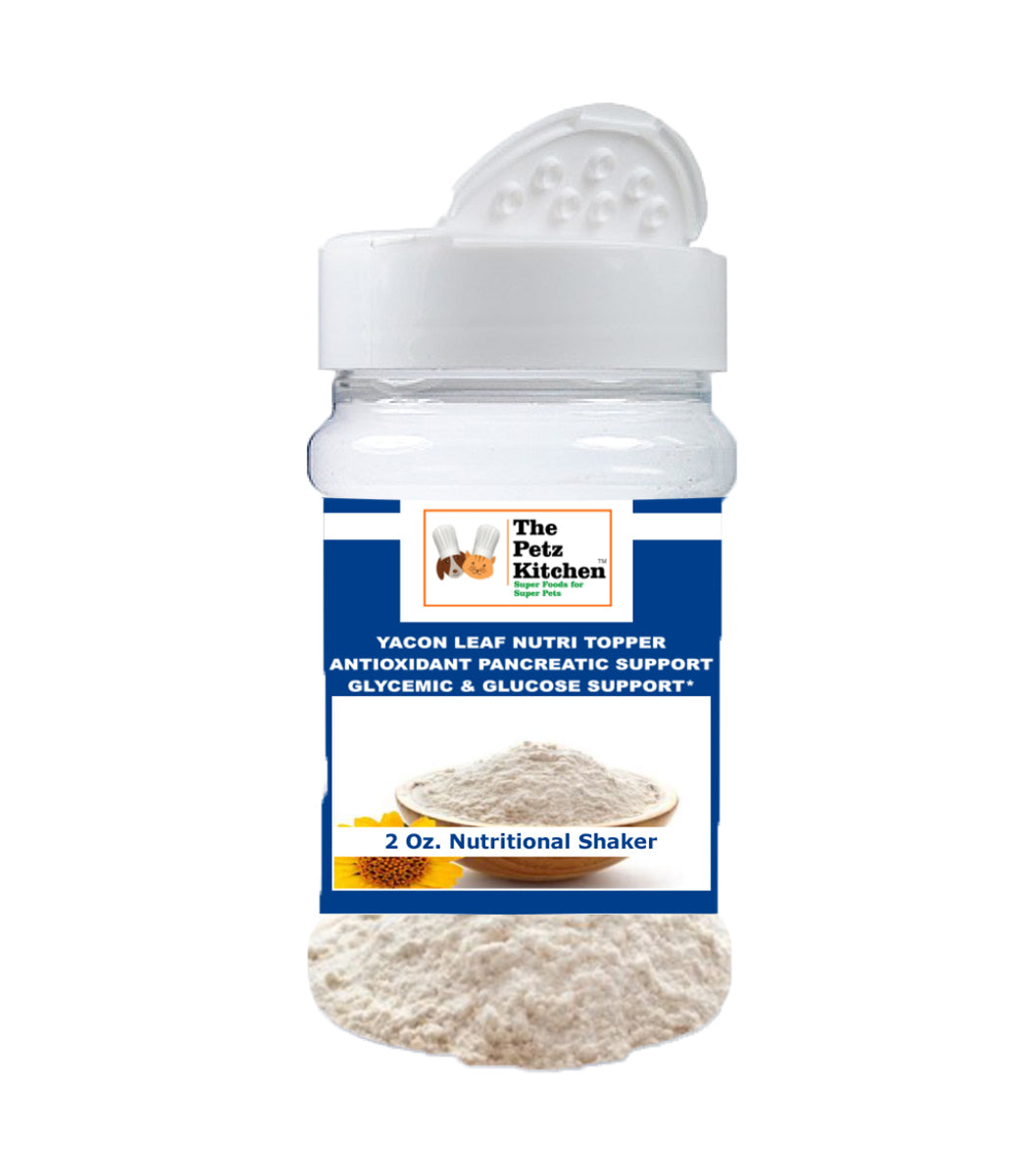 Yacon Leaf - Antioxidant Pancreatic Support* Glycemic & Glucose Support* The Petz Kitchen - Organic Human Grade Ingredients For Home Prepared Meals & Treats Image 1