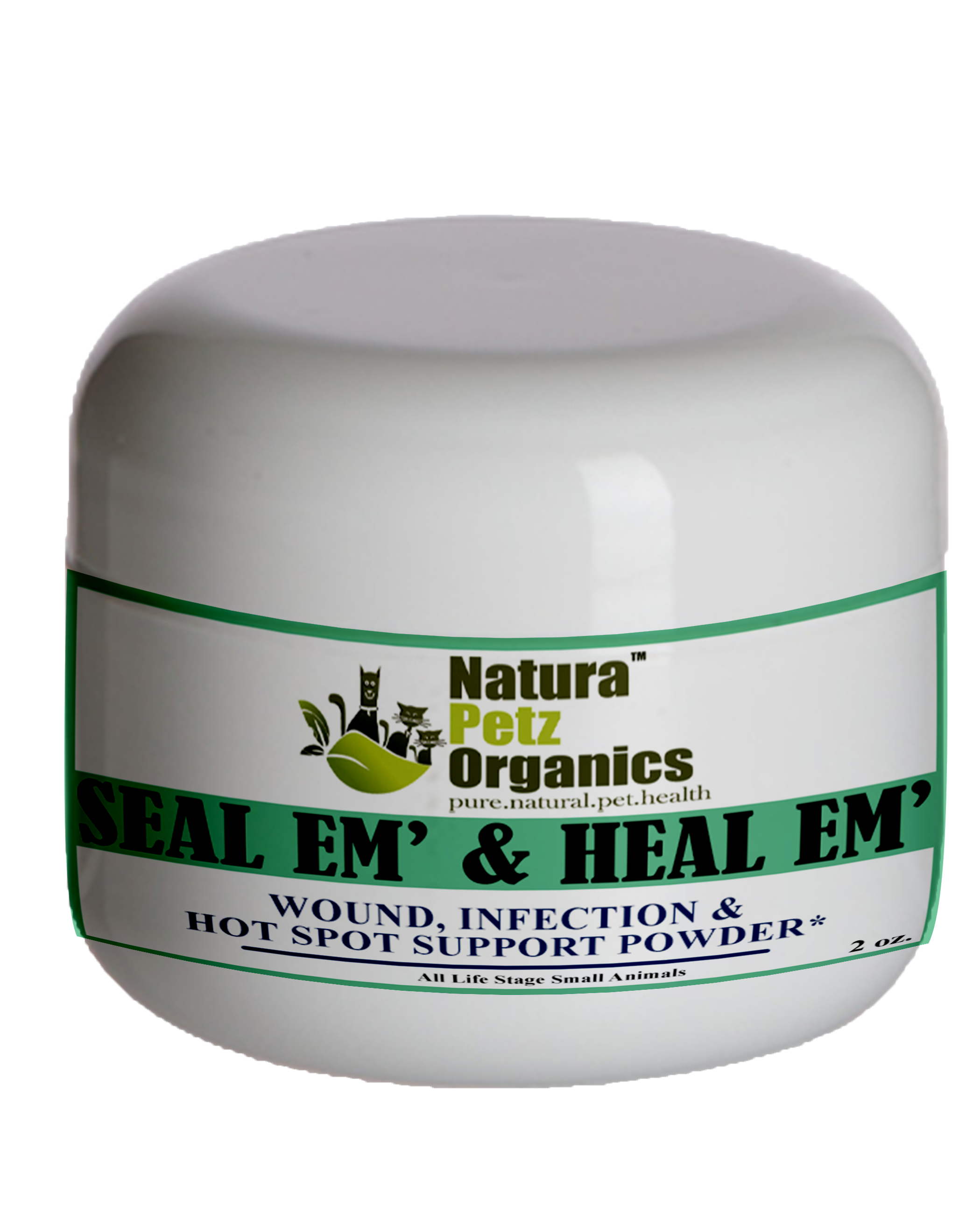 Seal Em And Heal Em Powder Dog, Cat & Small Animal*  Wound, Infection & Hot Spot Support* Image 1
