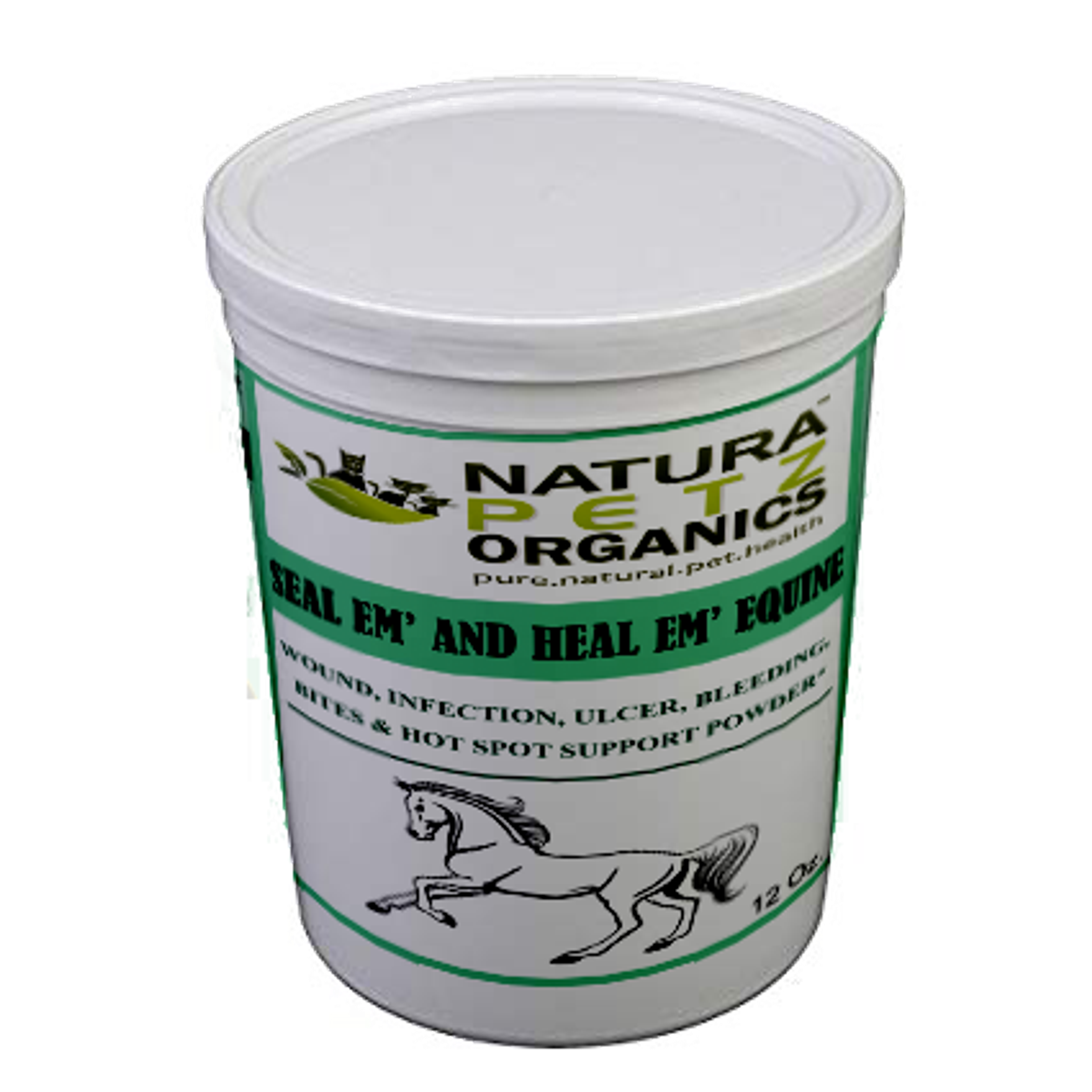 Seal Em And Heal Em Powder Equine* Wound, Infection Ulcer Bite Bleeding & Hot Spot Support* Image 1
