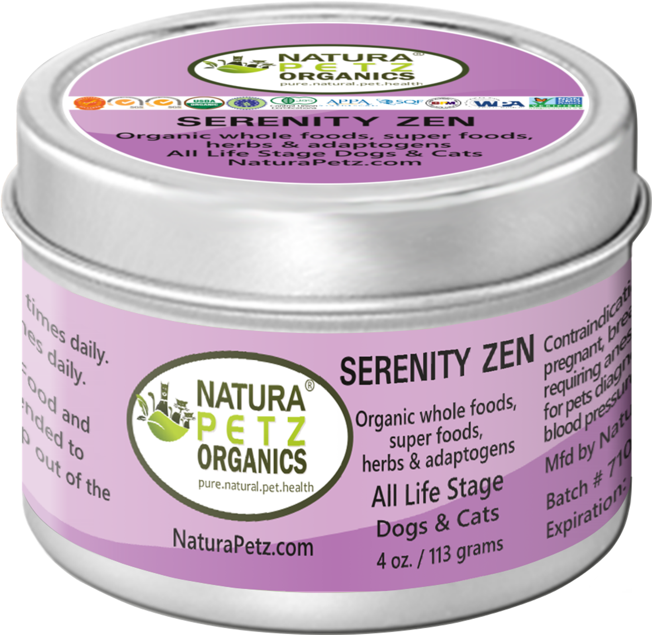 Serenity Zen - Anxiety, Stress, Relaxation & Multi-Systems Calming Support Dogs & Cats* Image 1