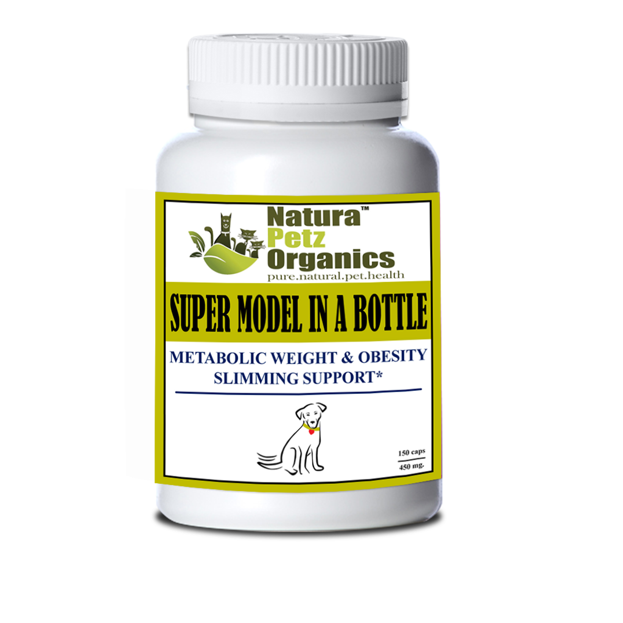 Super Model In A Bottle - Metabolic Weight & Obesity Slimming Support* Adult & Senior Pets* Image 1