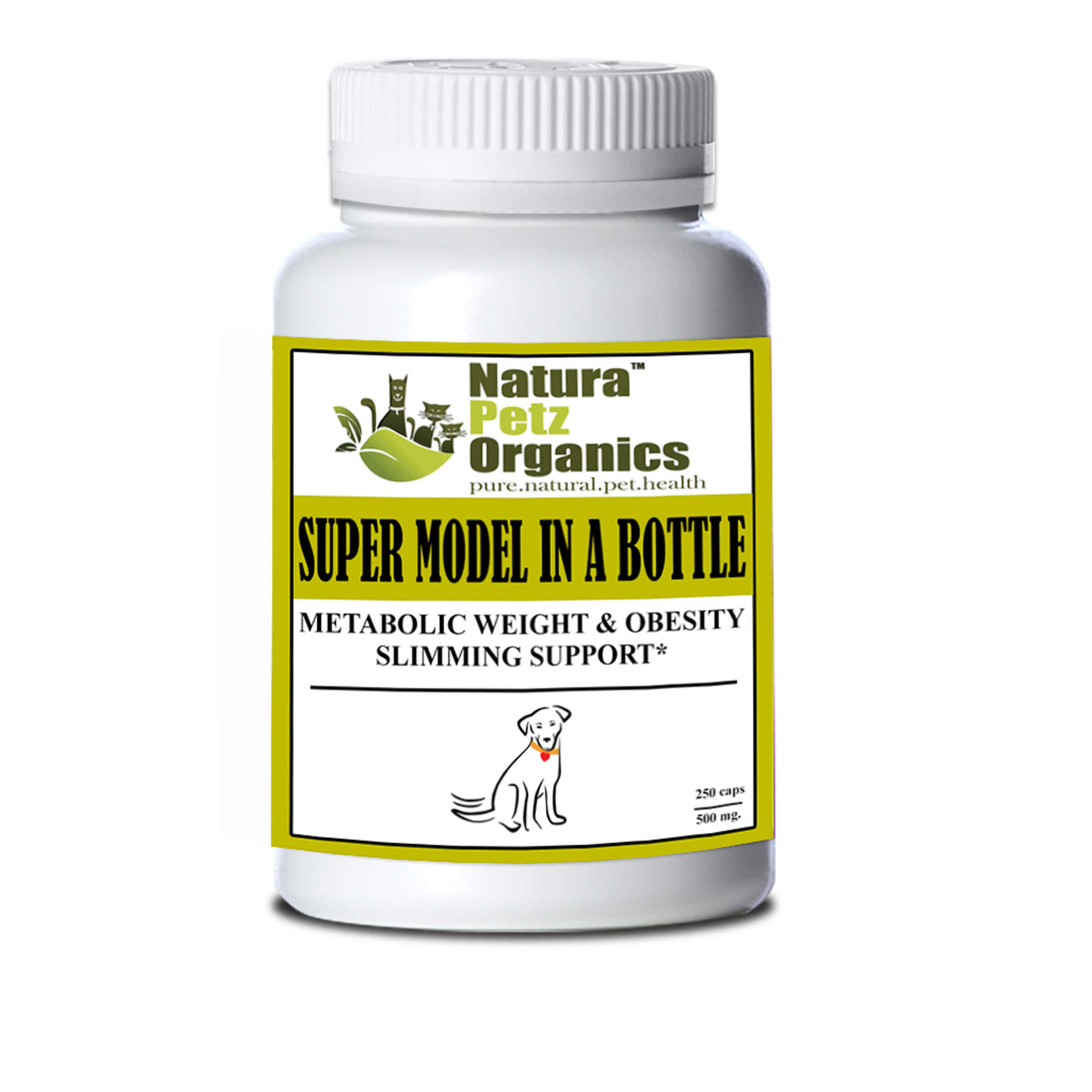 Super Model In A Bottle - Metabolic Weight & Obesity Slimming Support* Adult & Senior Pets* Image 1